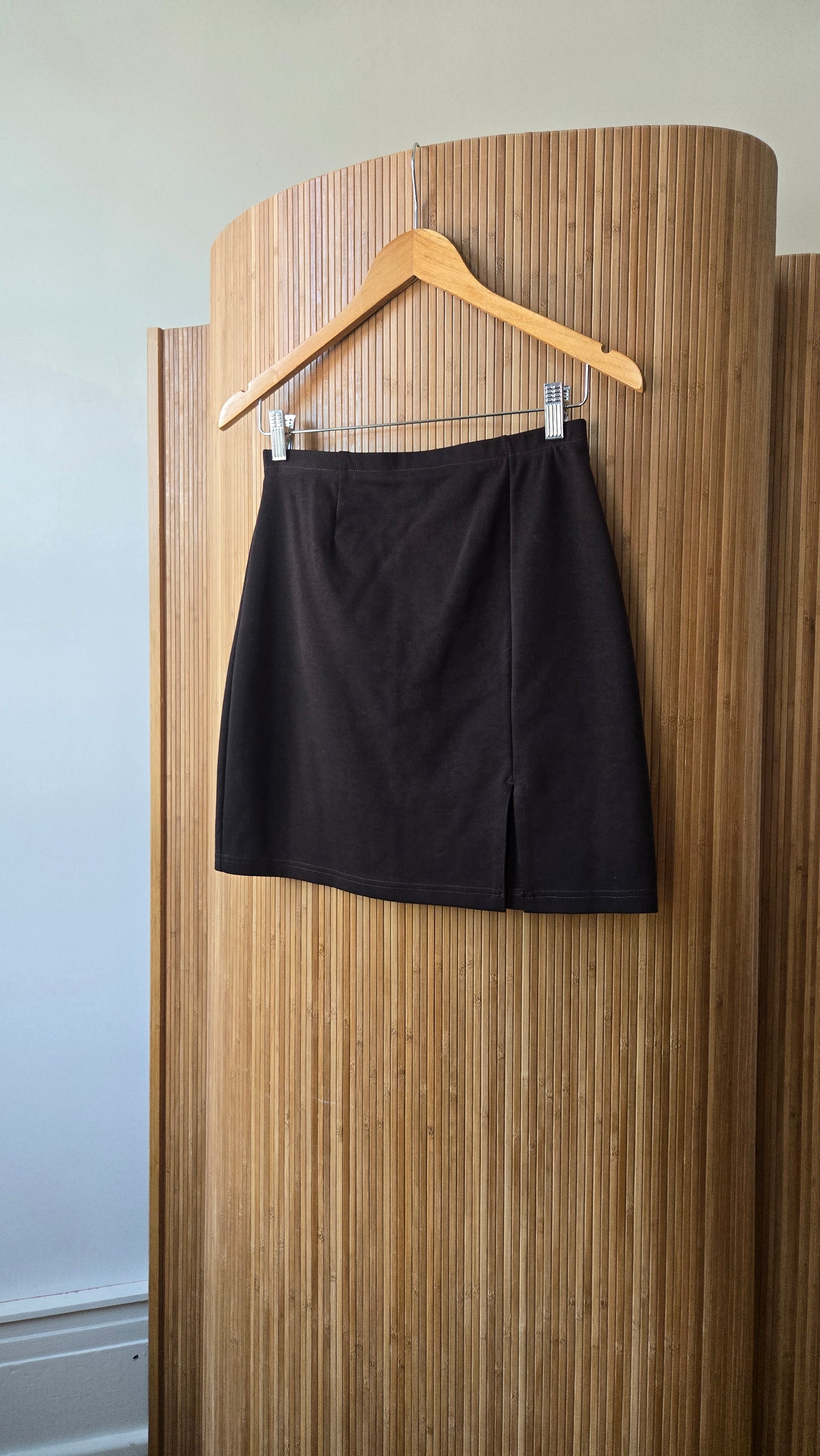 PHD brown slit miniskirt