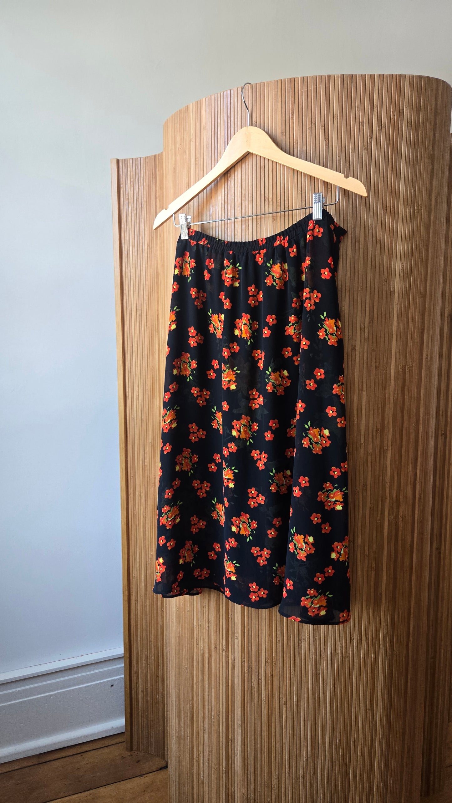 Plus size reversible floral skirt!