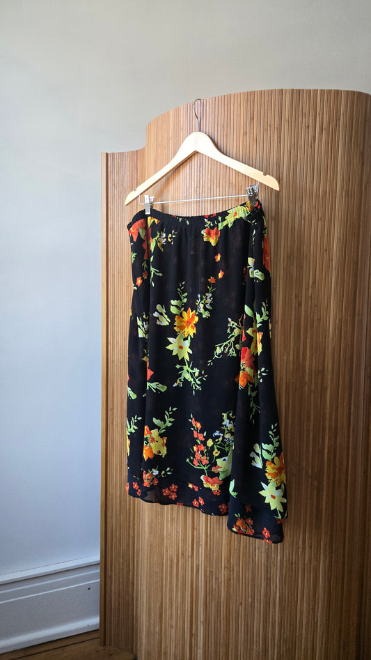 Plus size reversible floral skirt!