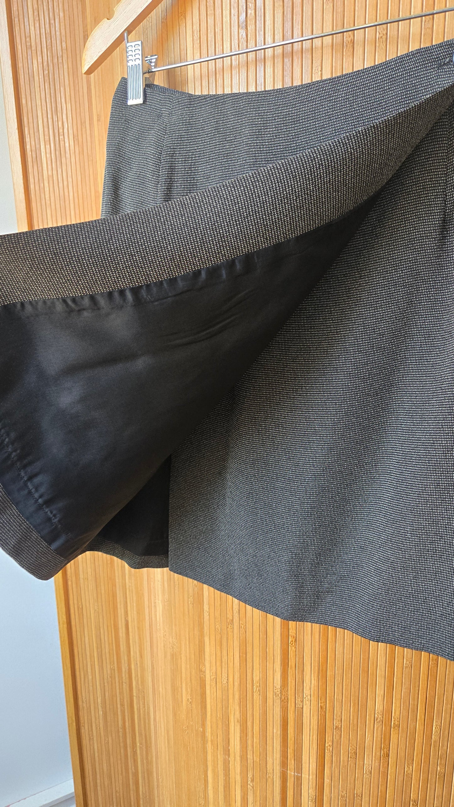 Alfani microprint wrap skirt