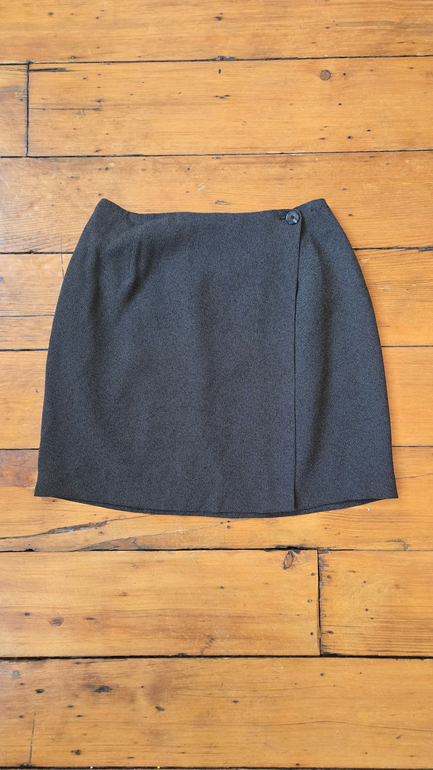 Alfani microprint wrap skirt