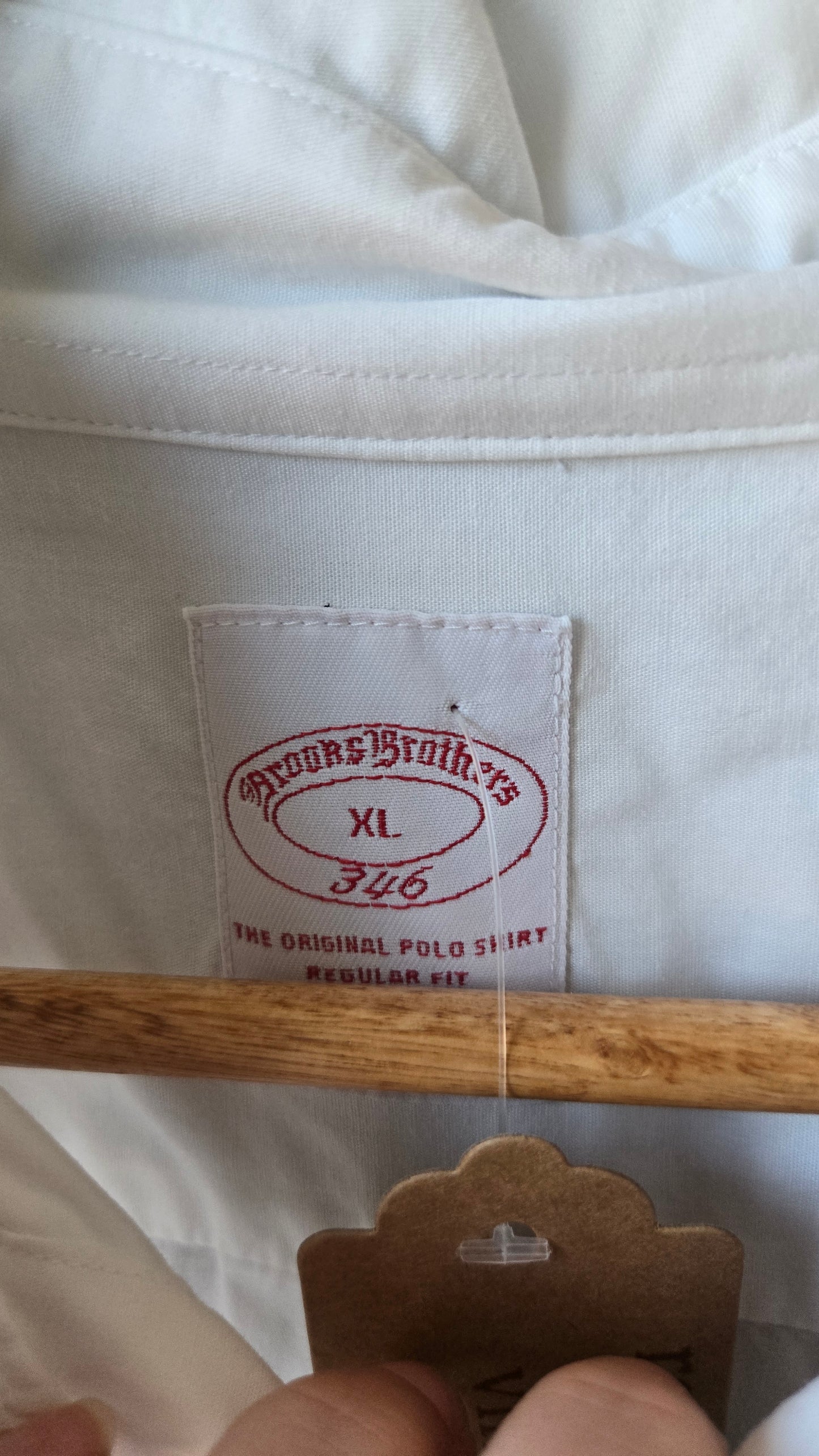 Brooks Brothers white oxford