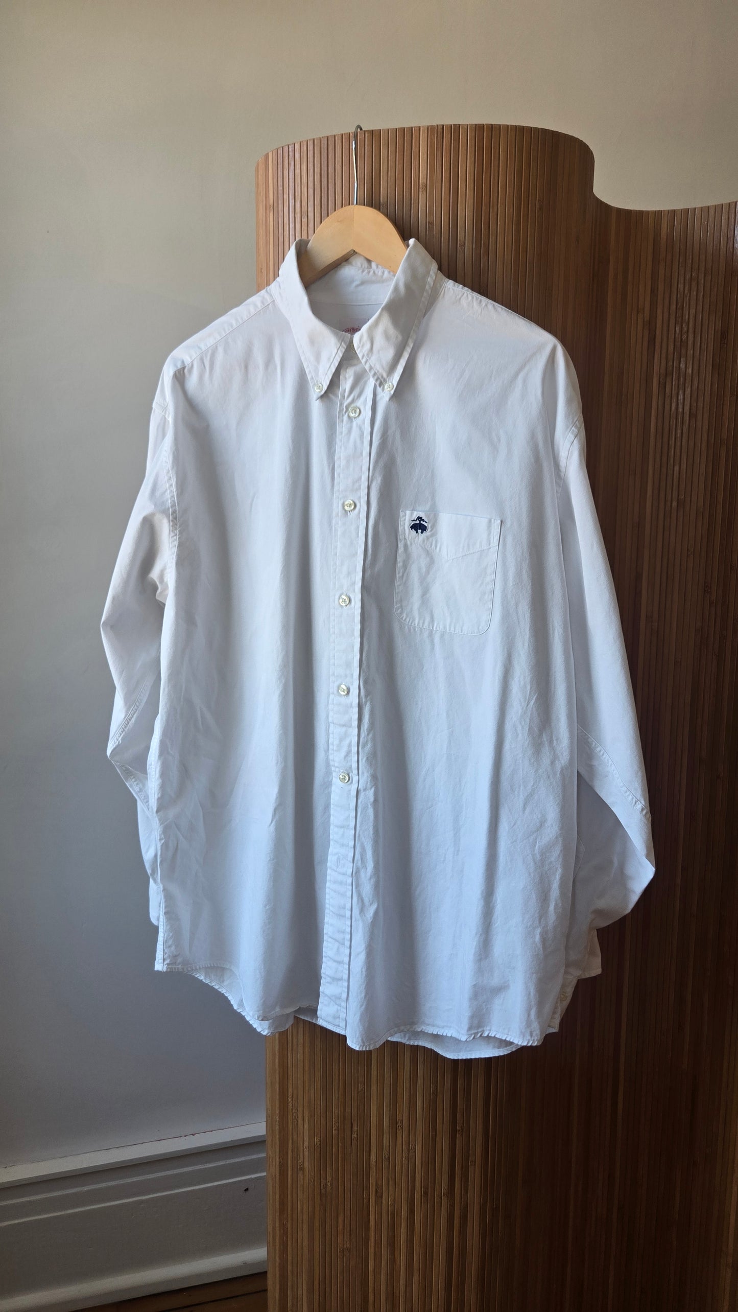 Brooks Brothers white oxford