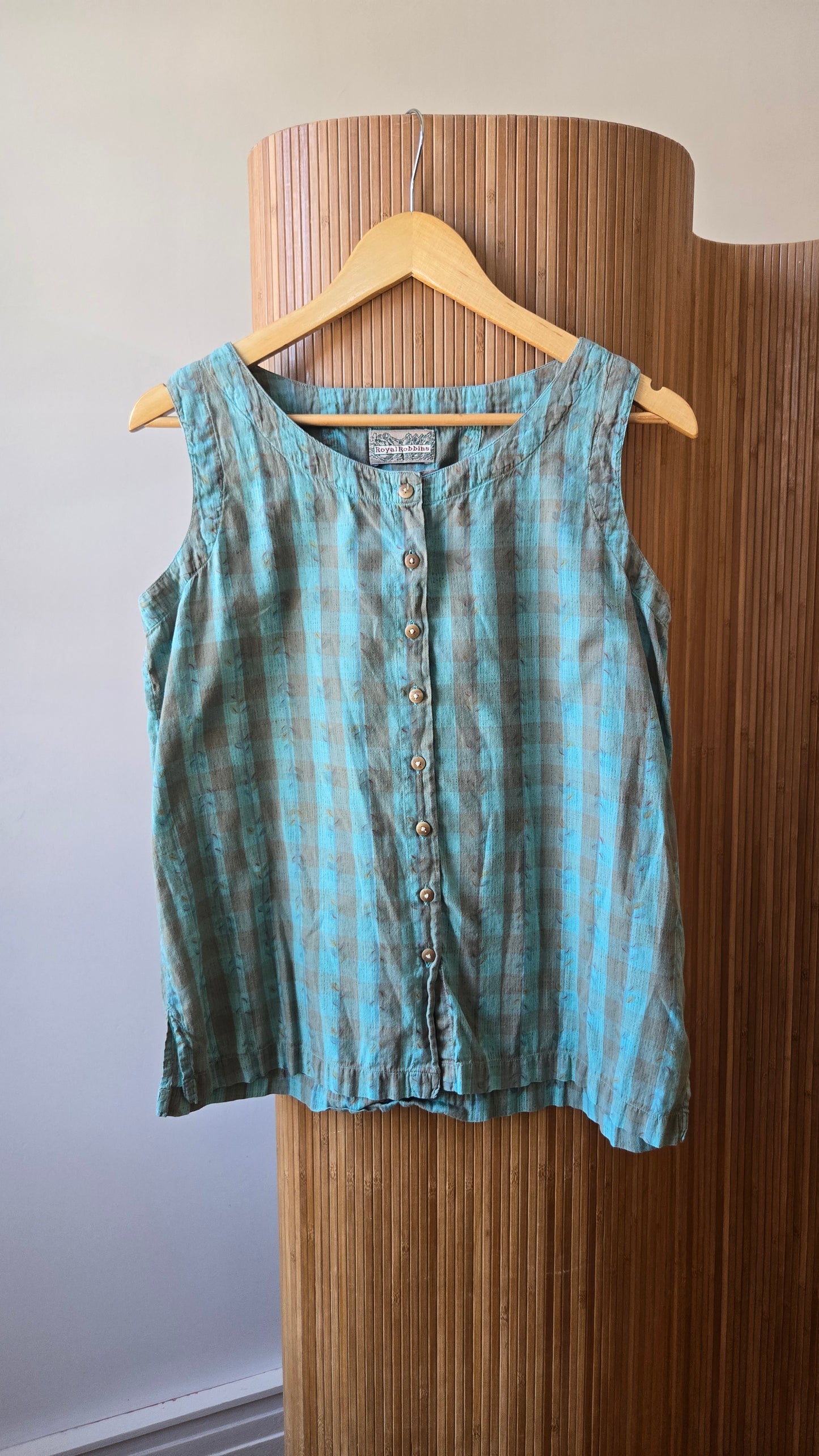 Sweet turquoise cotton tank