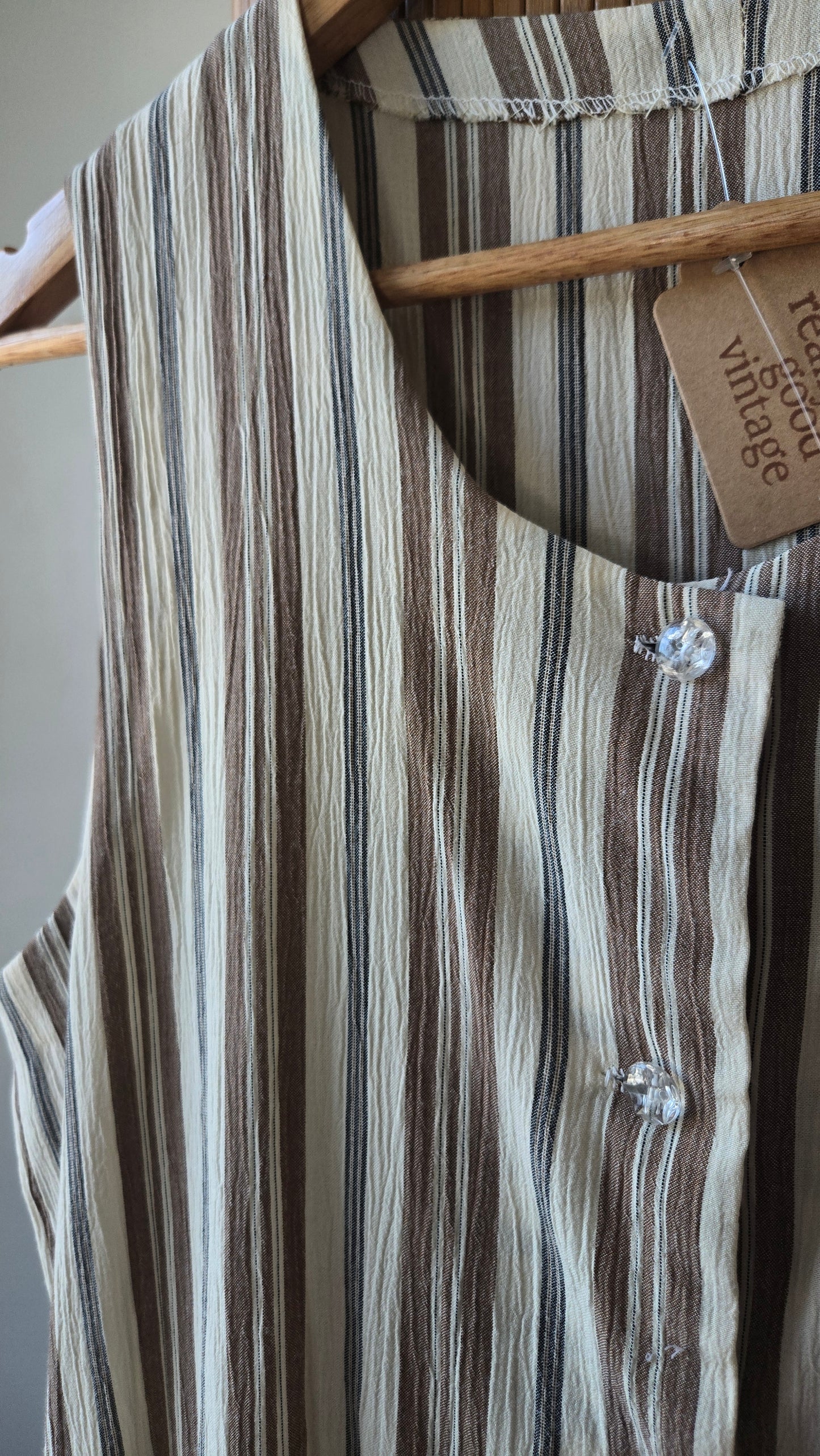 Striped tunic vest