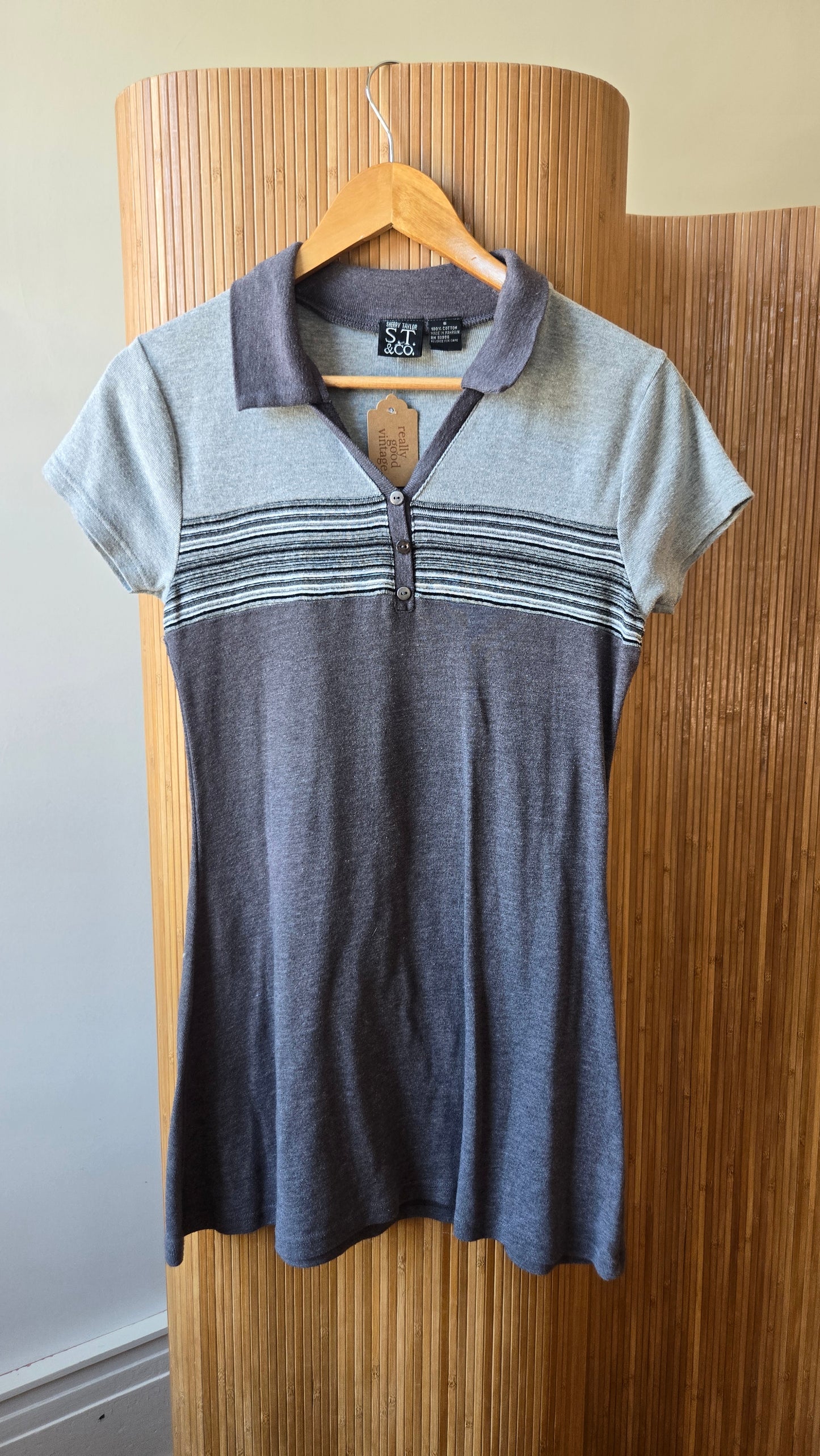 Sherry Taylor grey polo dress