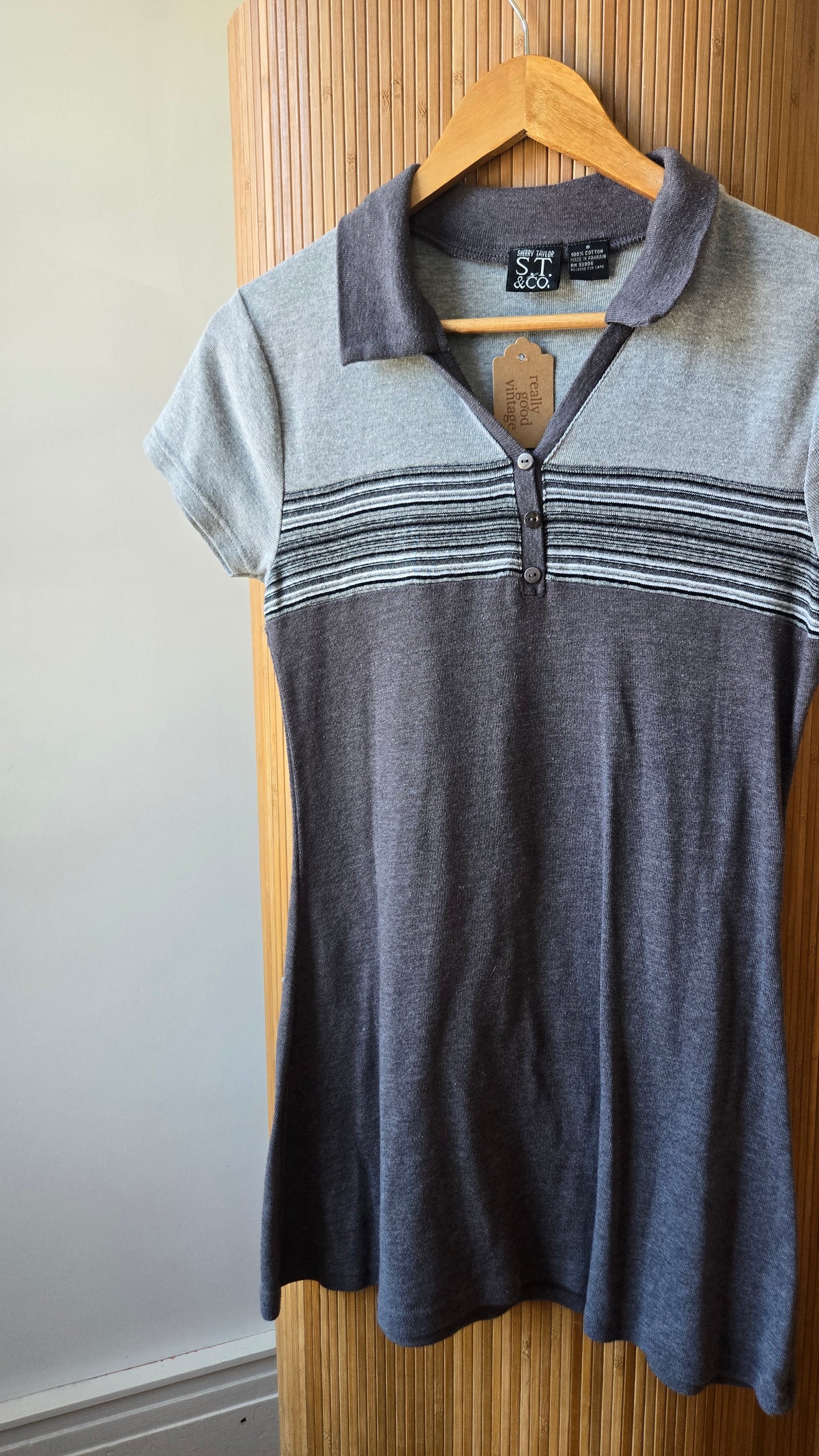 Sherry Taylor grey polo dress