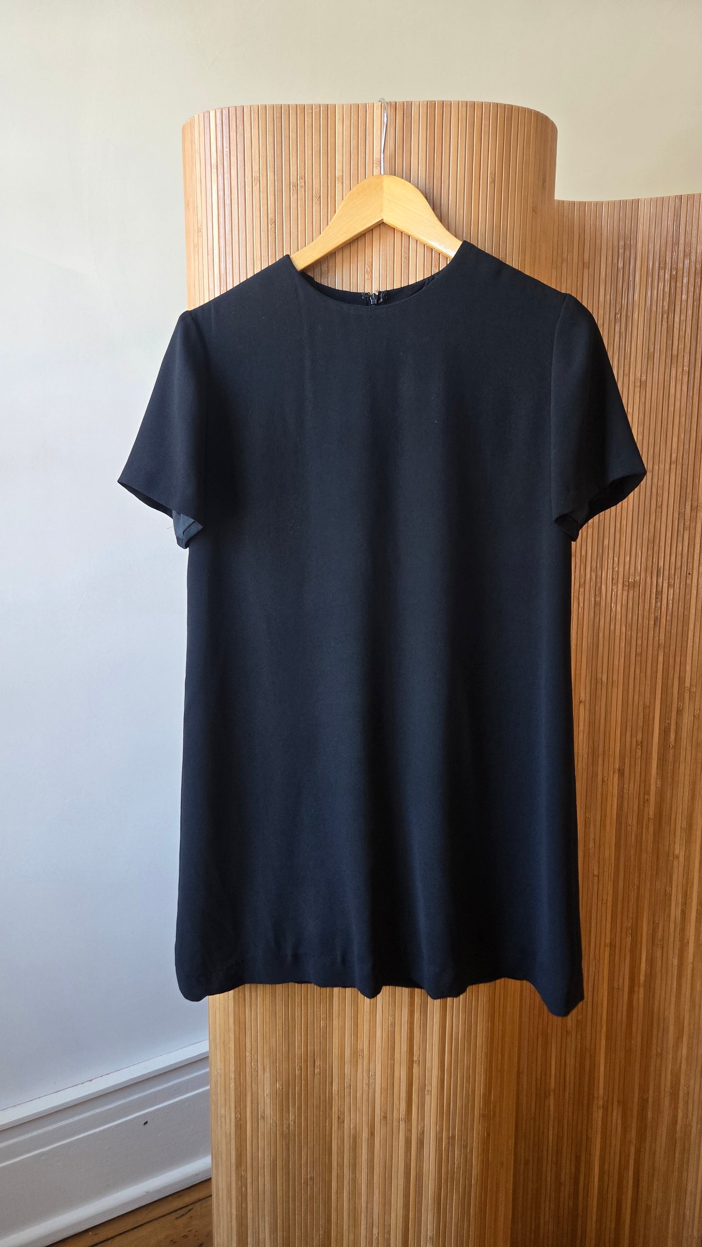Ann Taylor black shift minidress