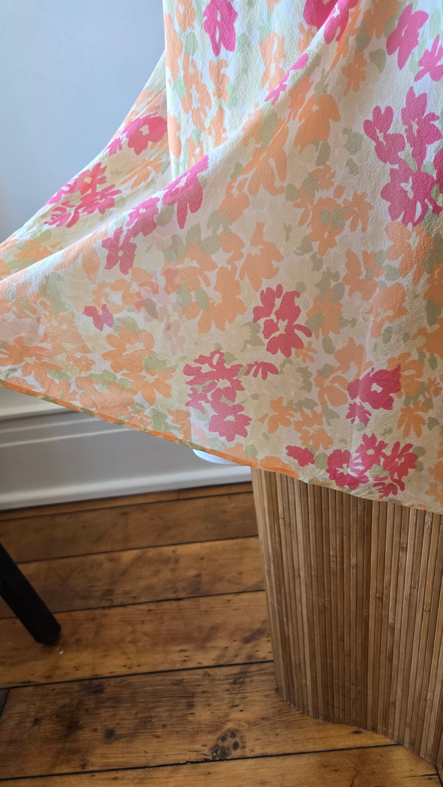 Caslon silk floral bias dress