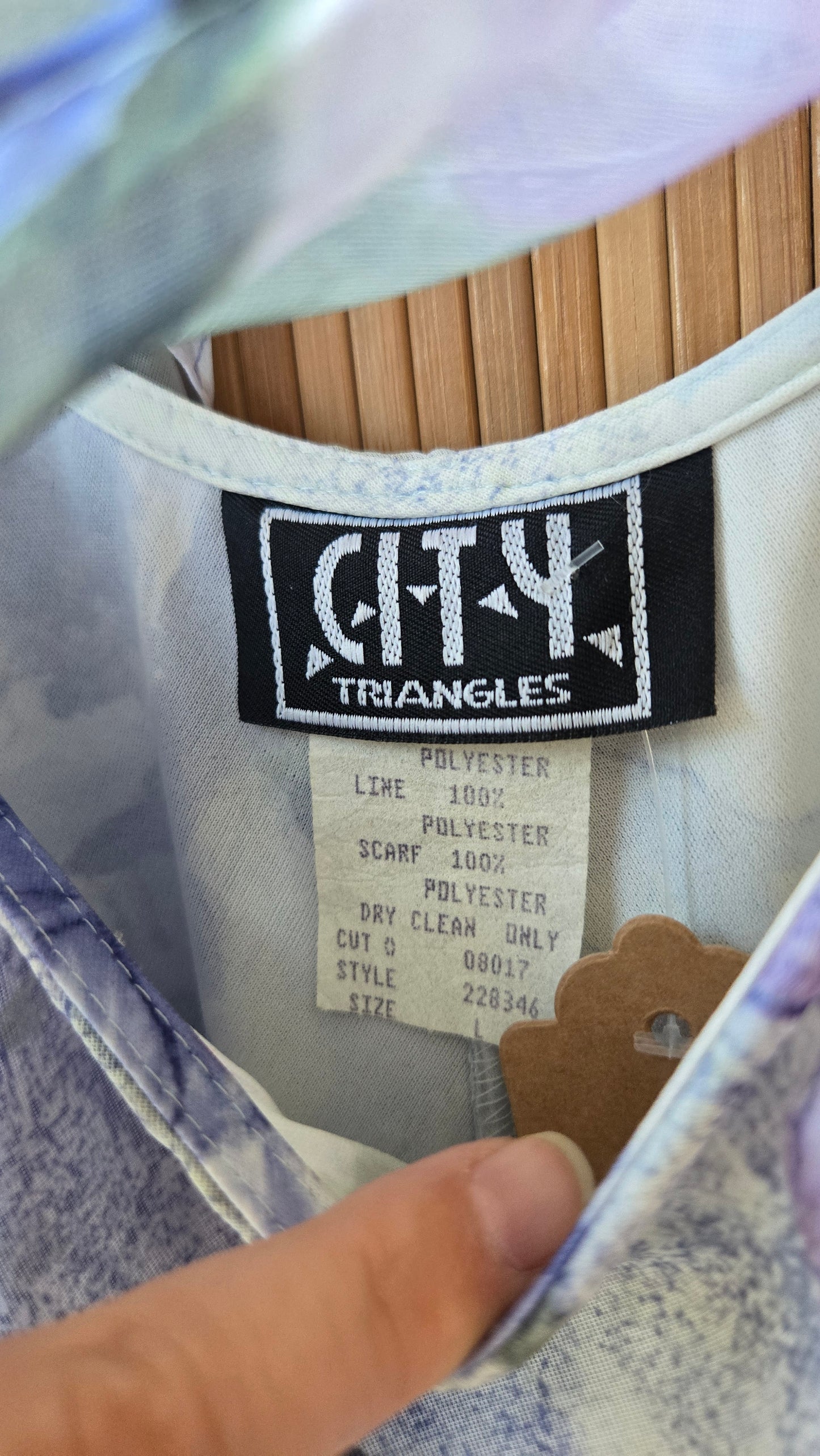 City Triangles dress w attached scarf!