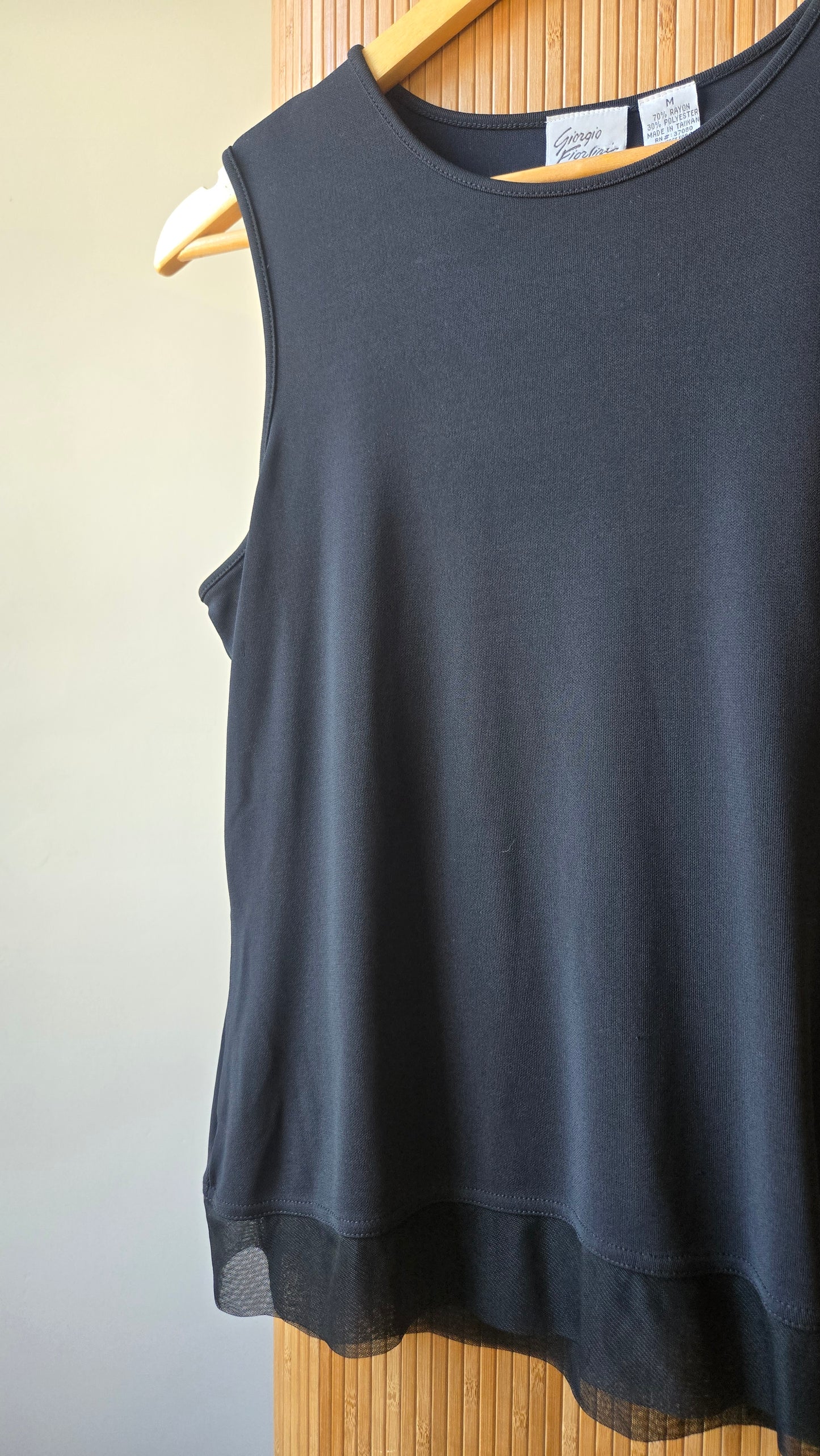 George Fiorlini sheer-hem tank