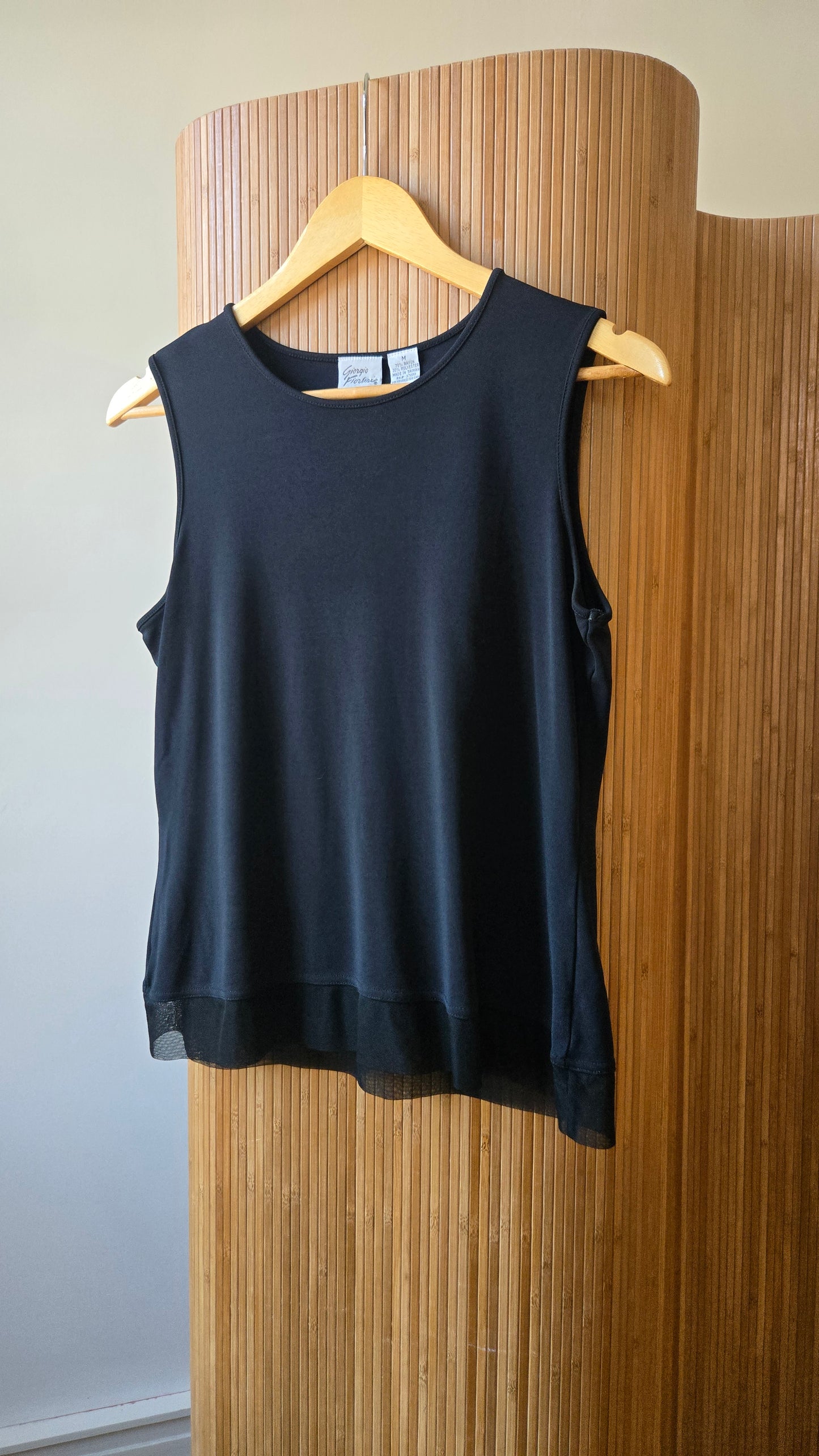 George Fiorlini sheer-hem tank