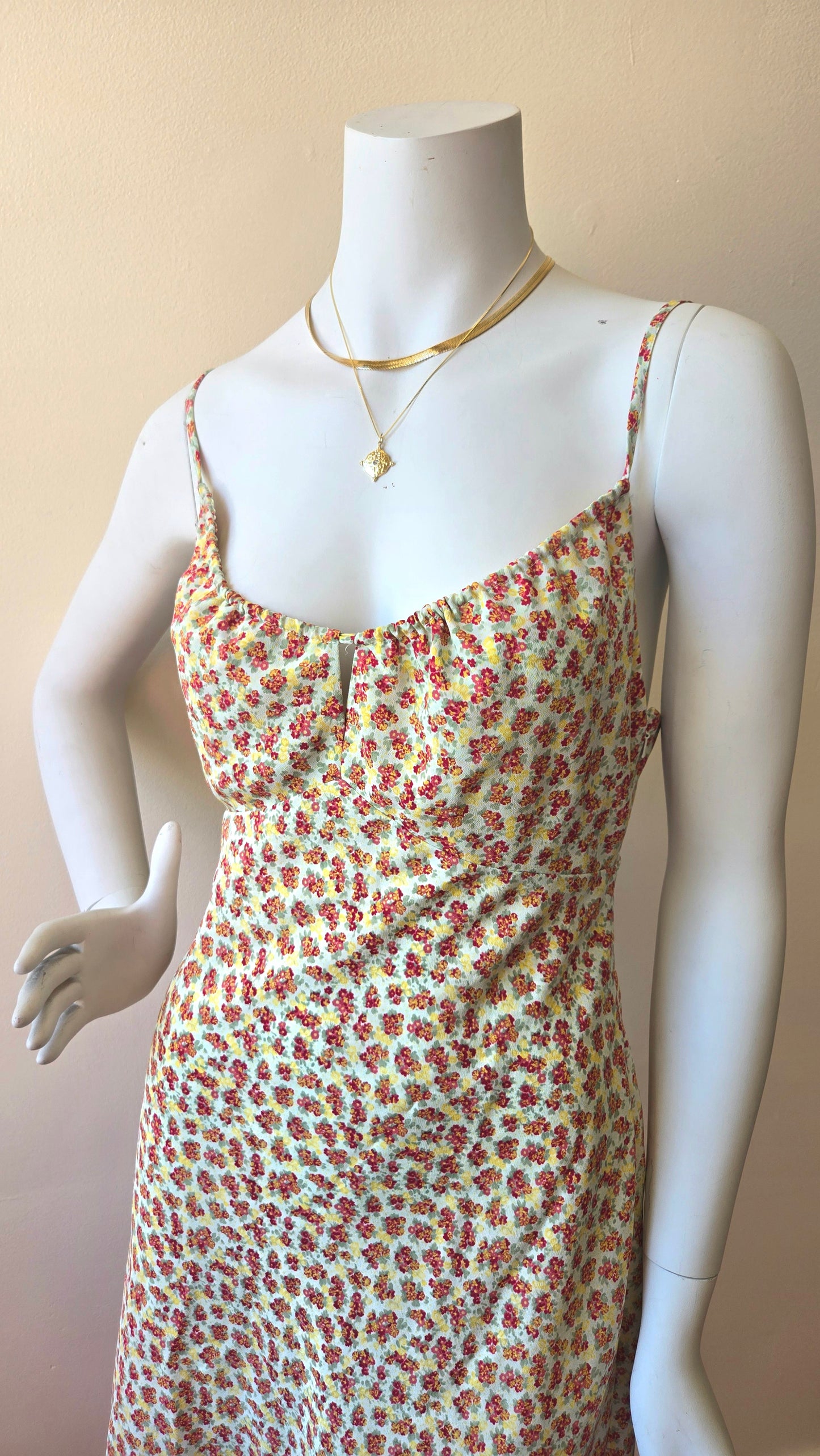 Express floral strappy sundress