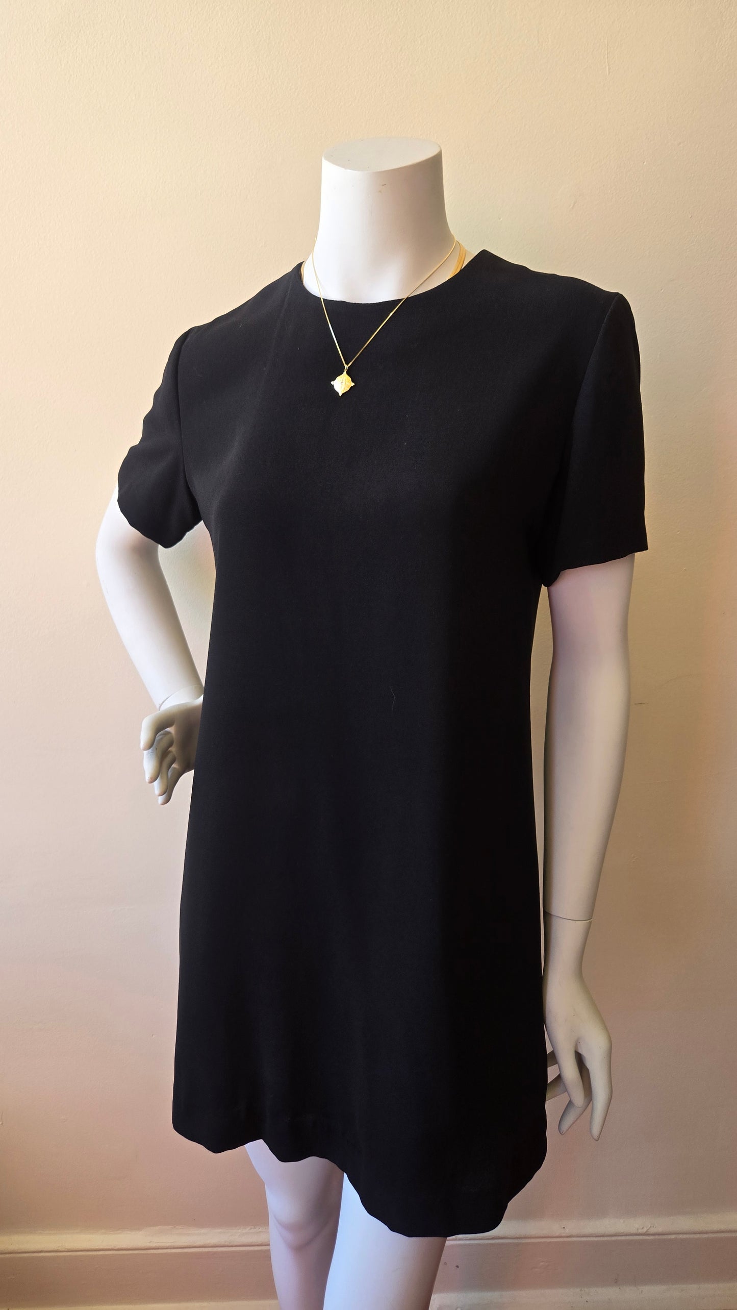 Ann Taylor black shift minidress