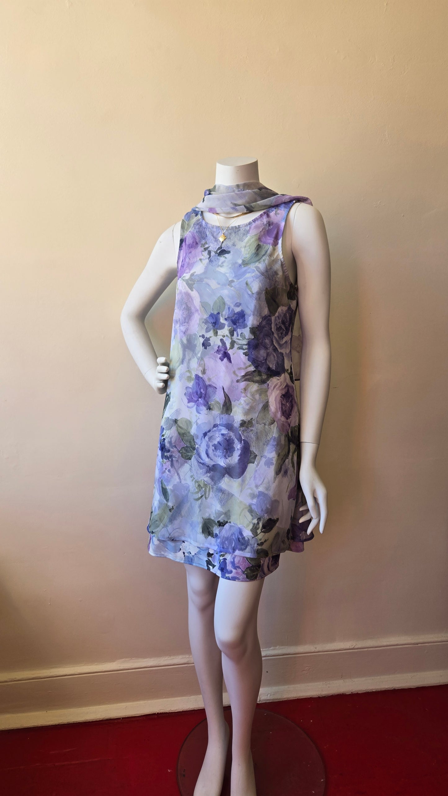 City Triangles dress w attached scarf!