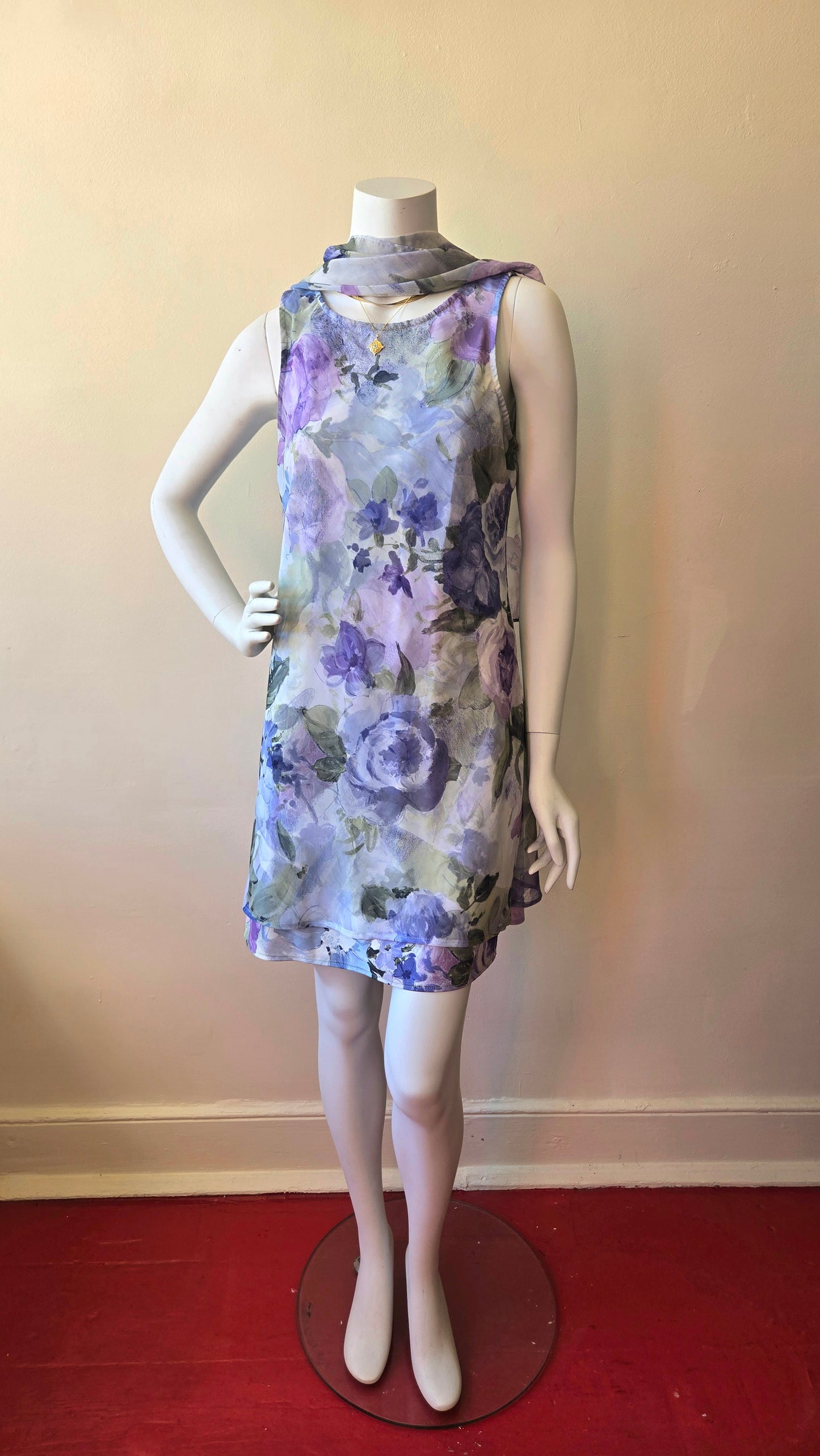 City Triangles dress w attached scarf!
