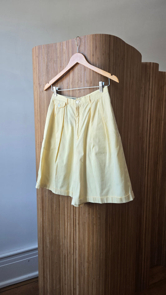 Ralph Lauren butter yellow bermuda shorts