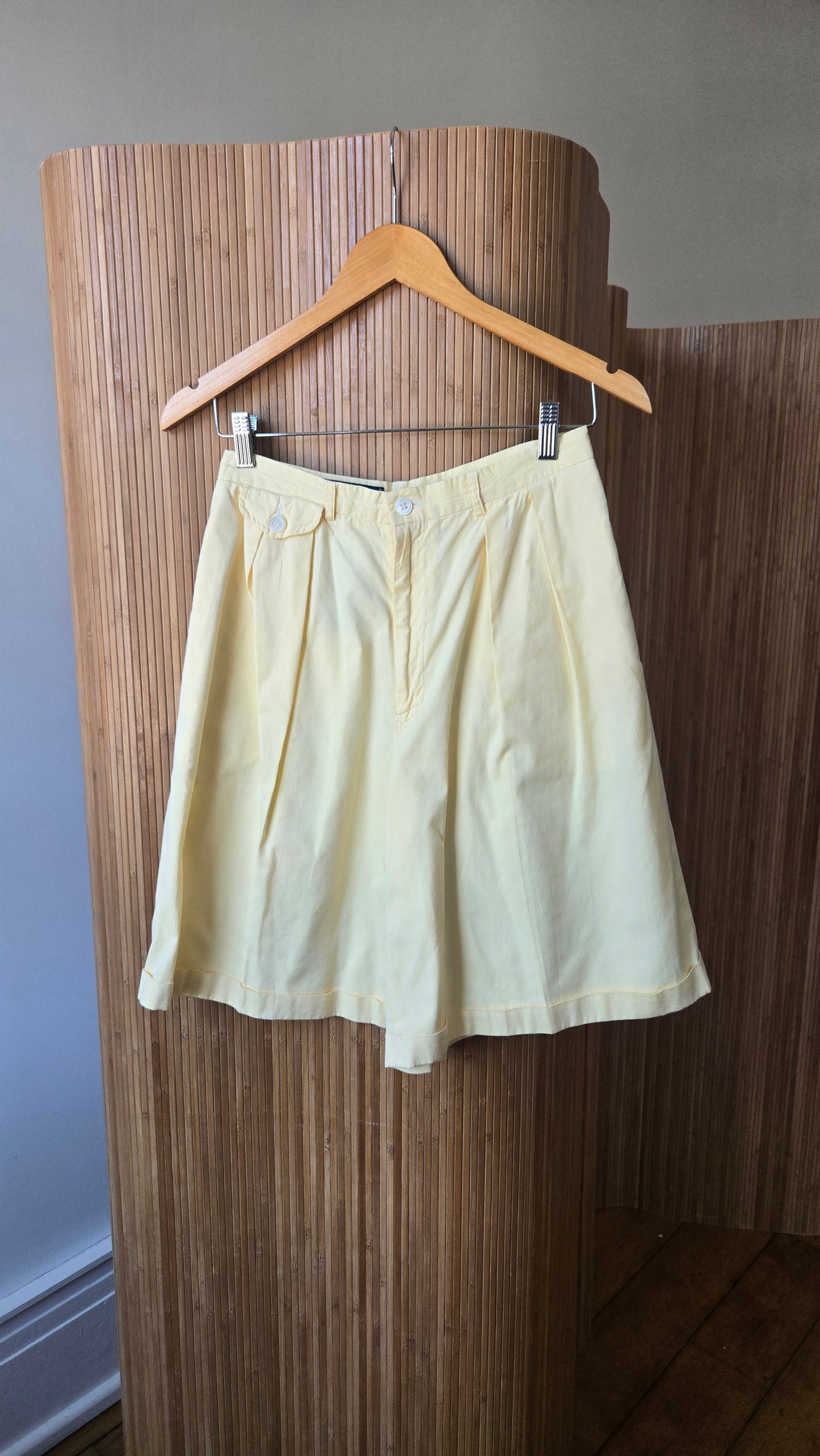 Ralph Lauren butter yellow bermuda shorts