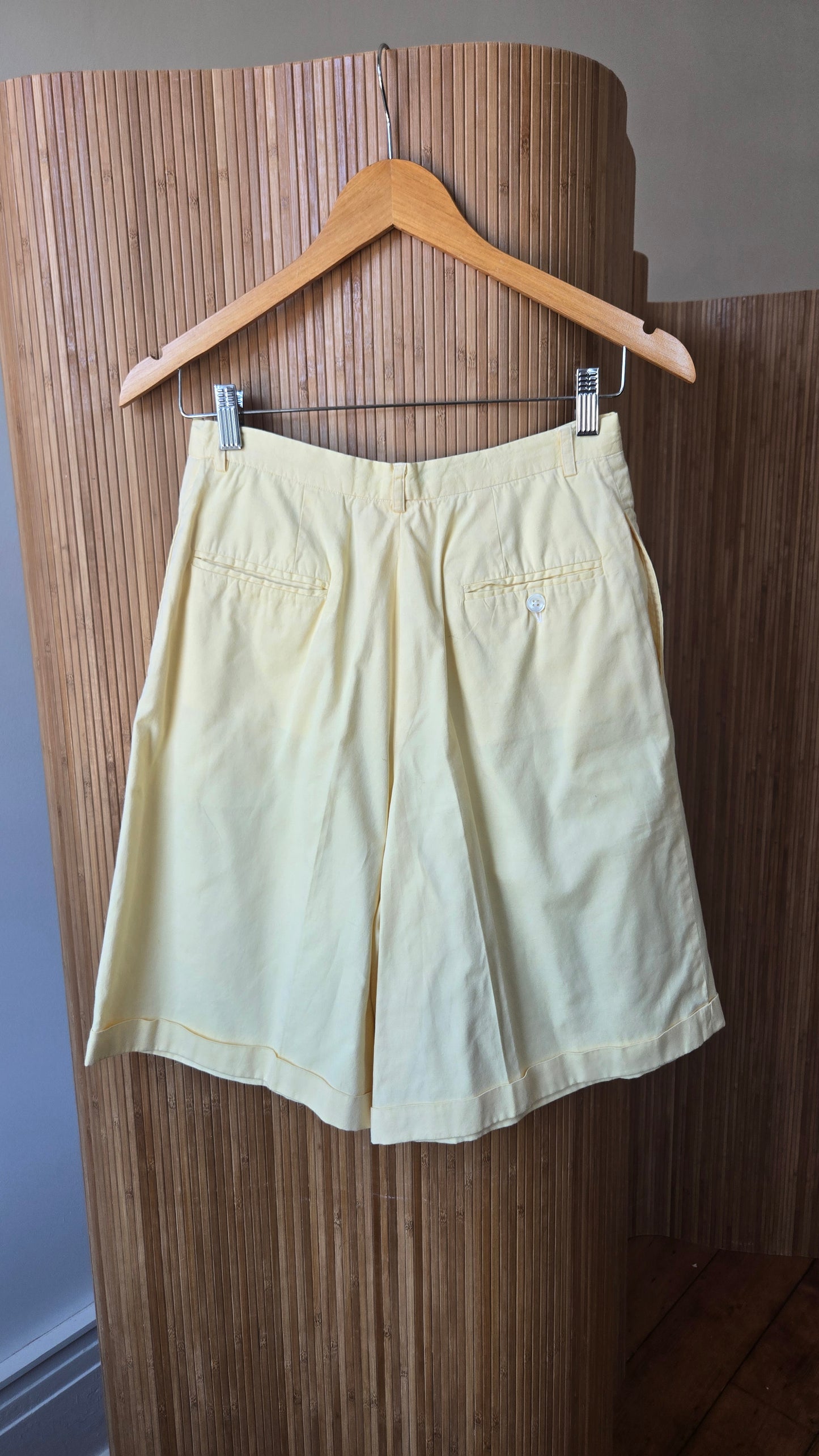 Ralph Lauren butter yellow bermuda shorts