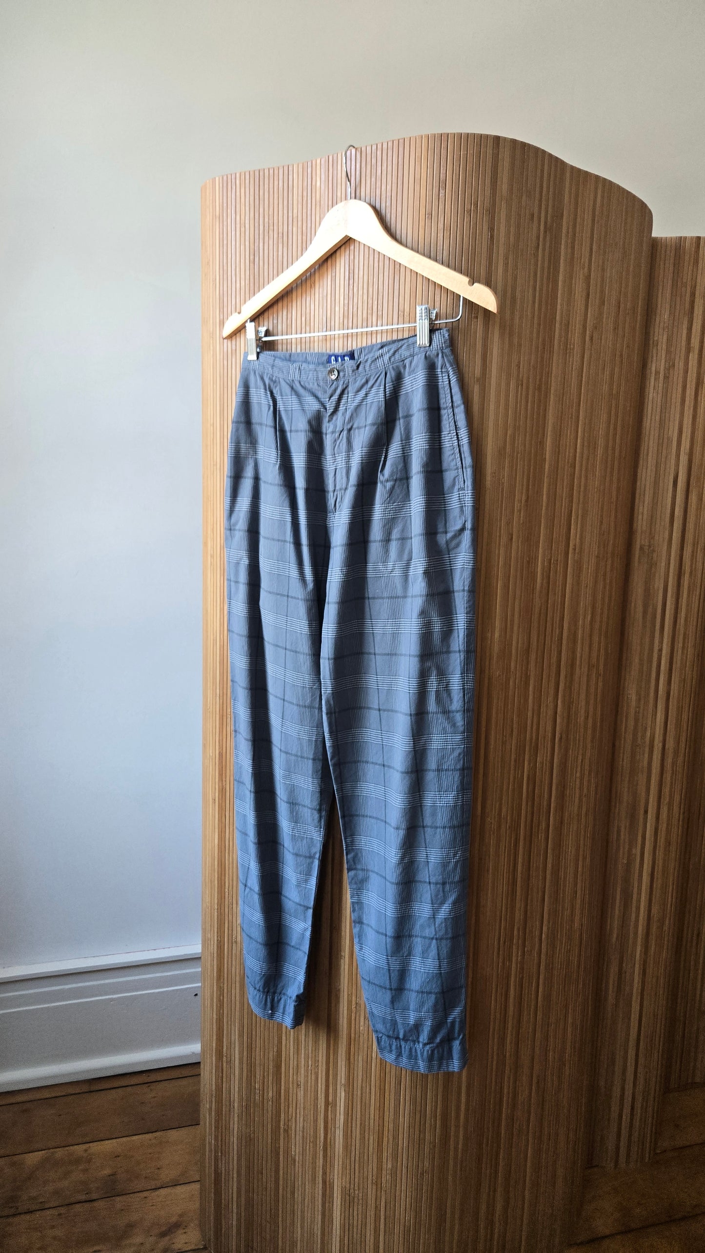 Gap blue plaid pants