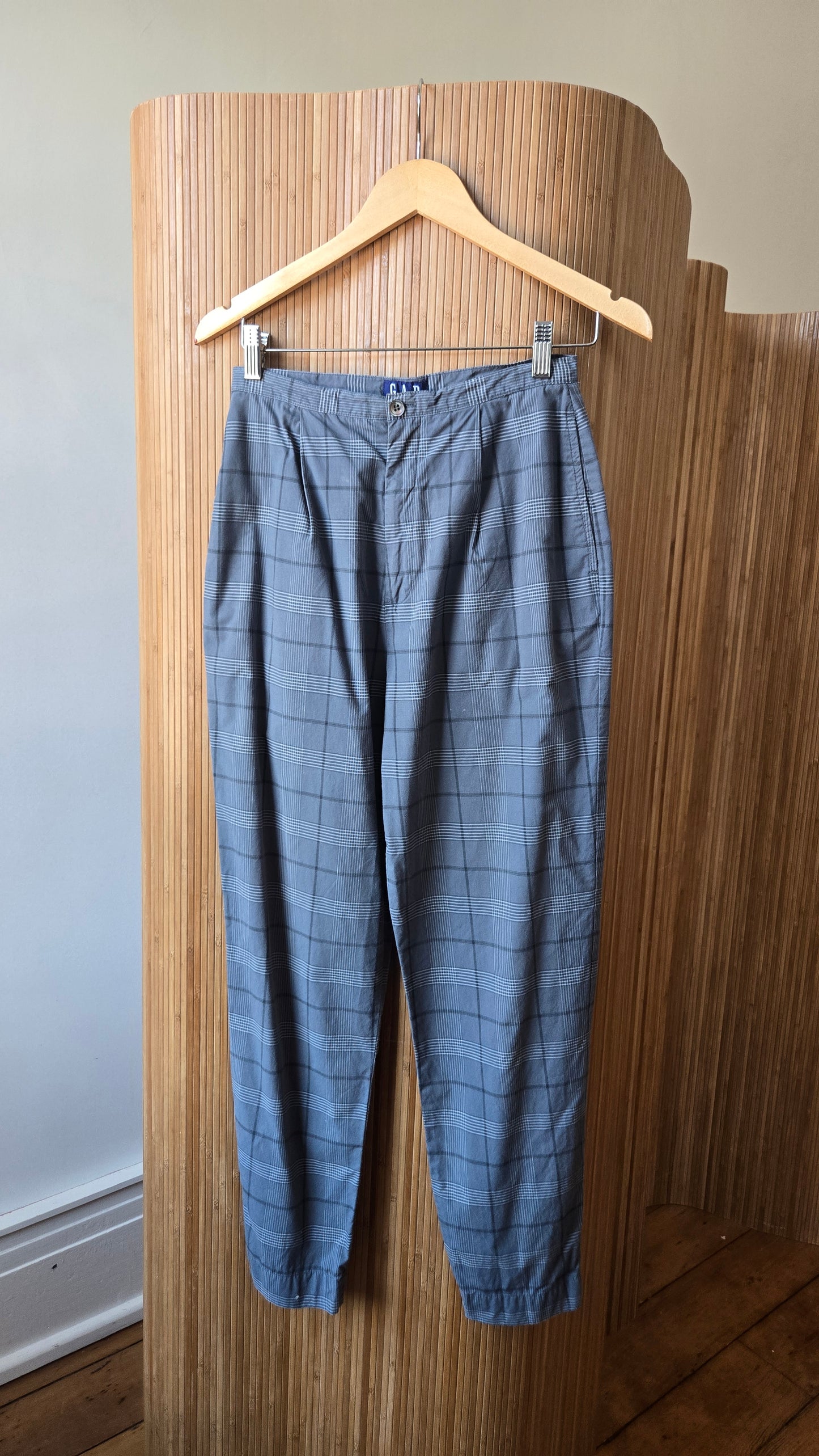 Gap blue plaid pants