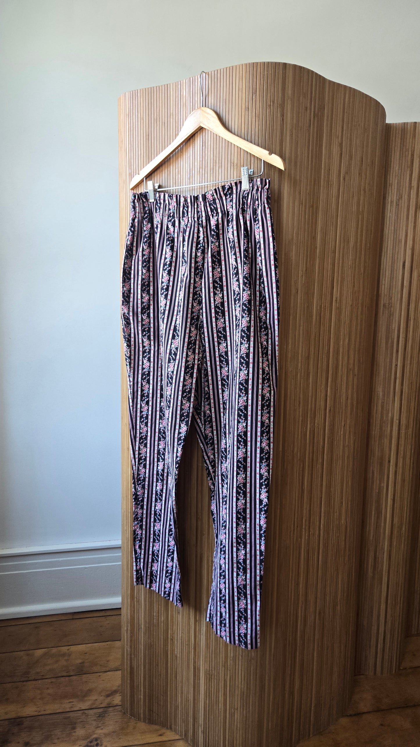 Sweetbriar striped floral pants
