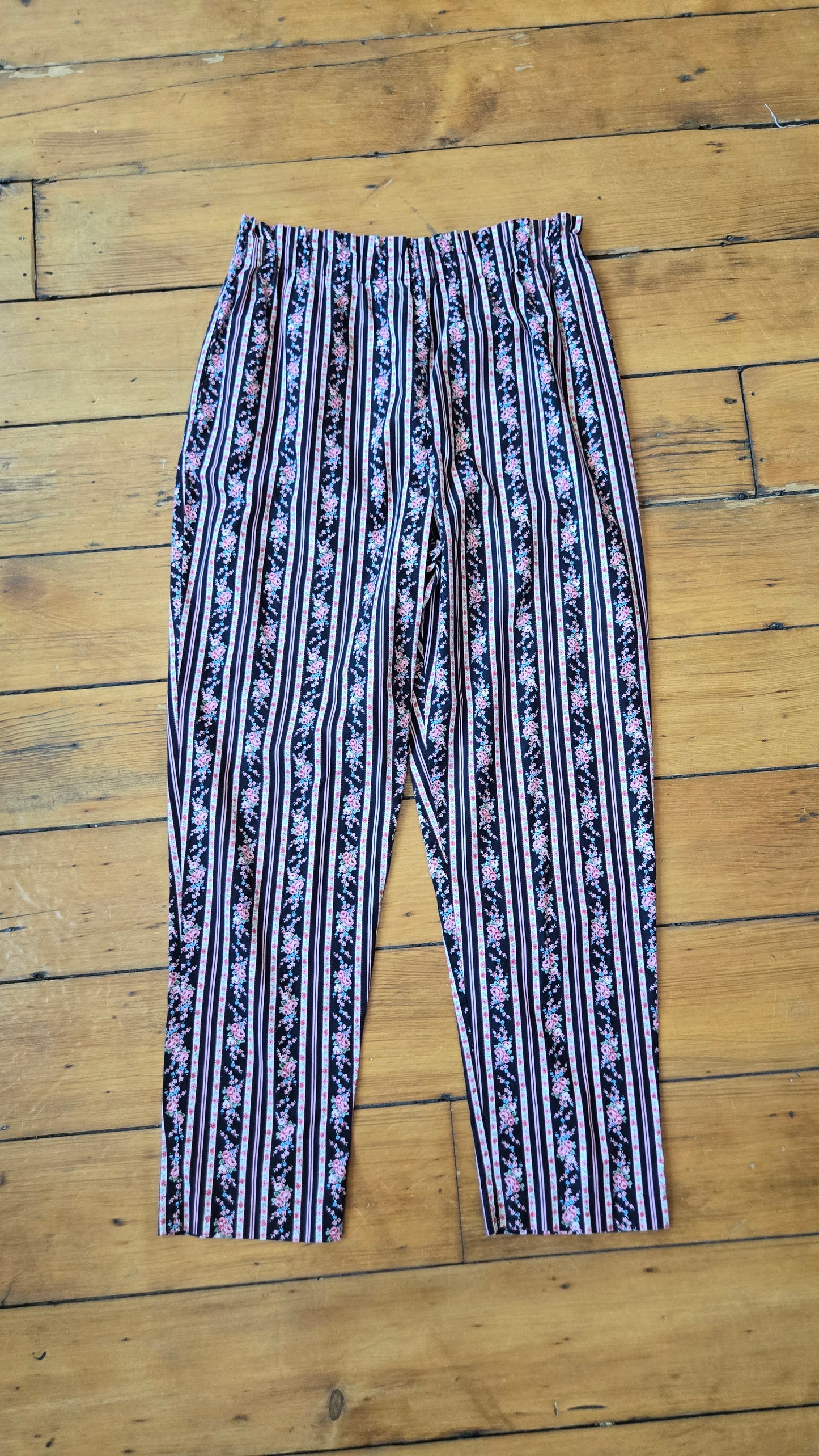 Sweetbriar striped floral pants