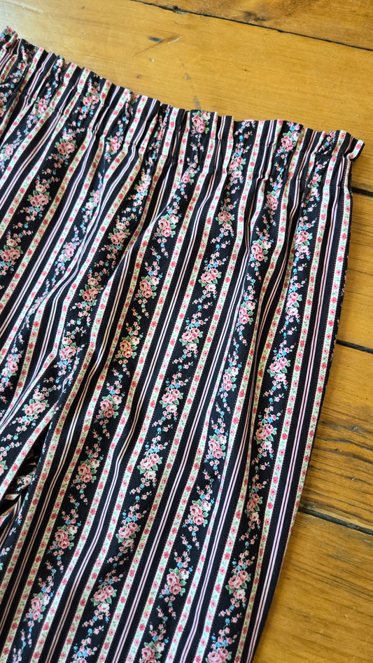 Sweetbriar striped floral pants