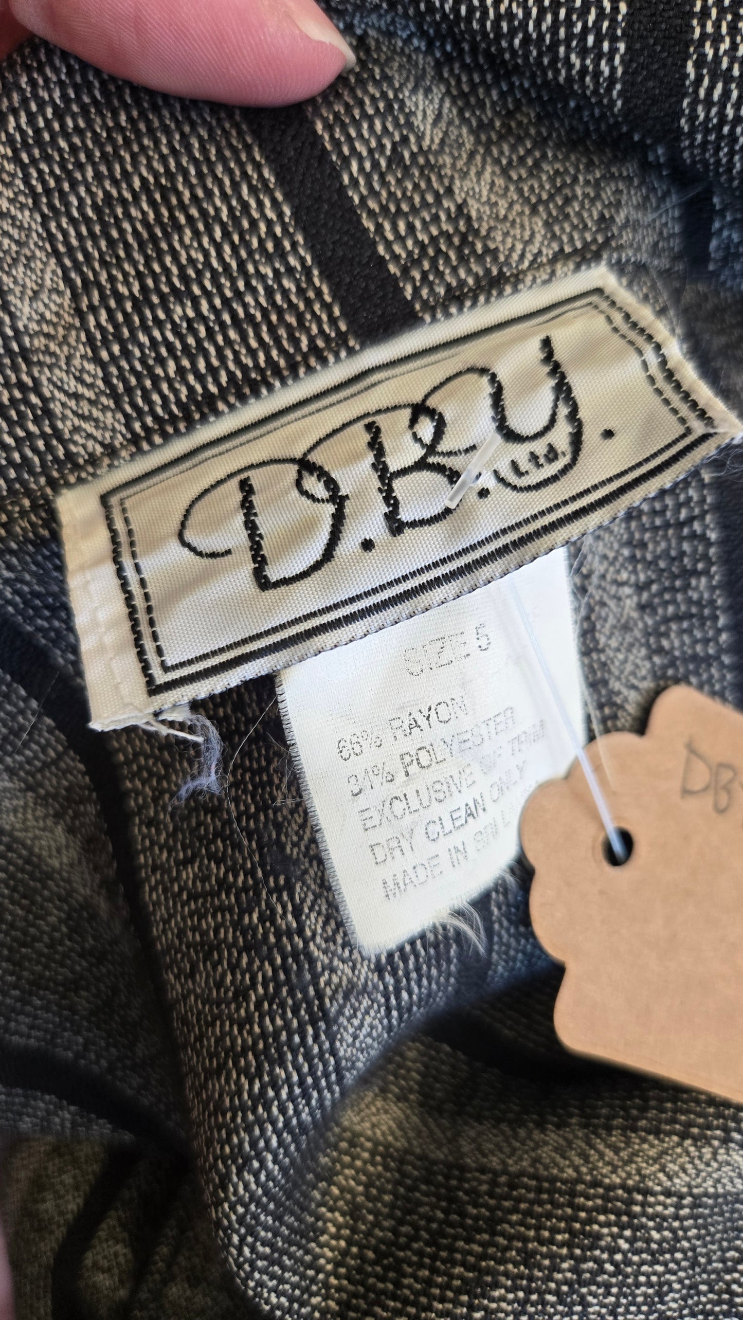 DBY striped tie suit!