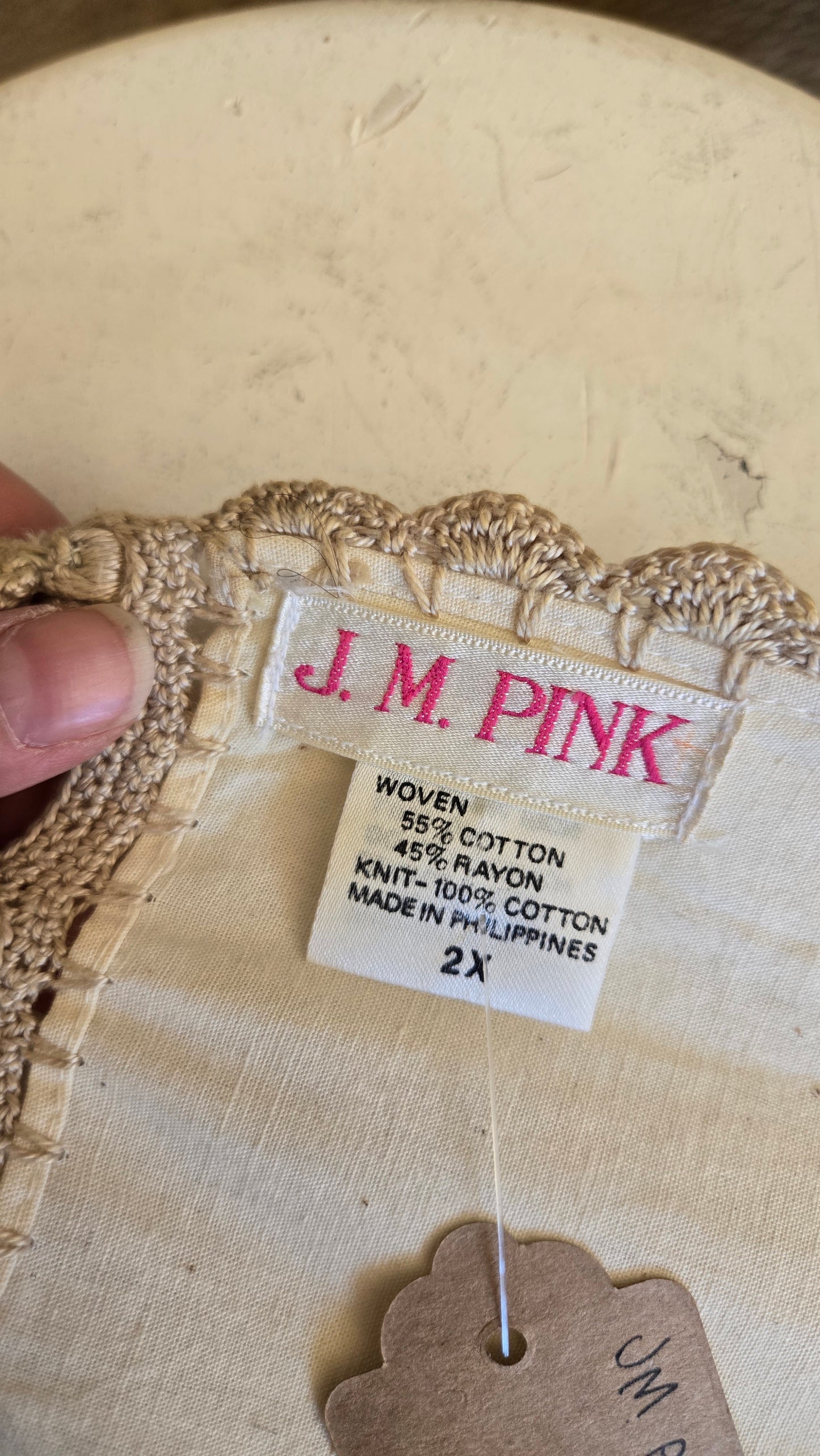 JM Pink crochet skirt set!!