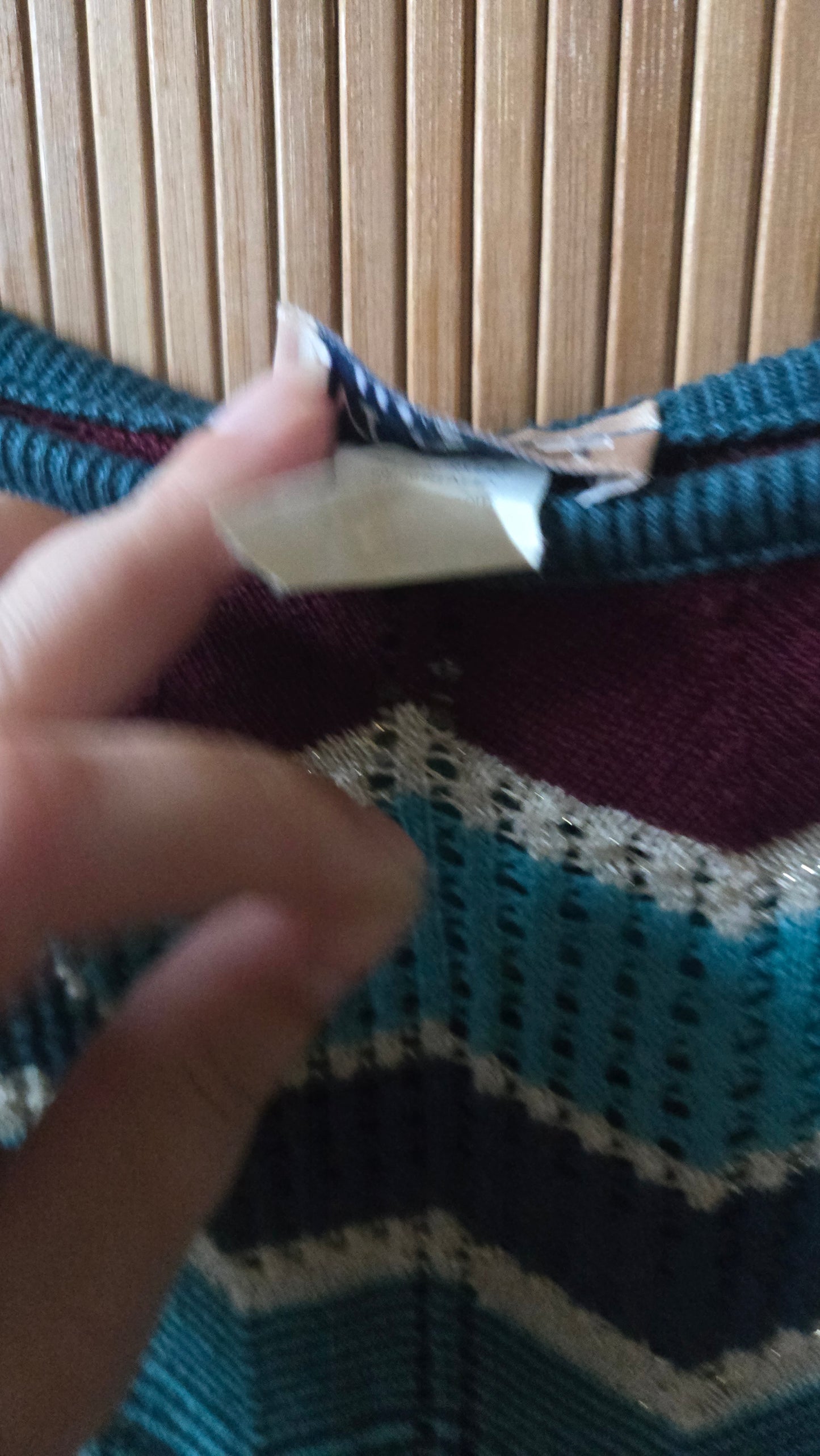 MKM Missoni-esque top