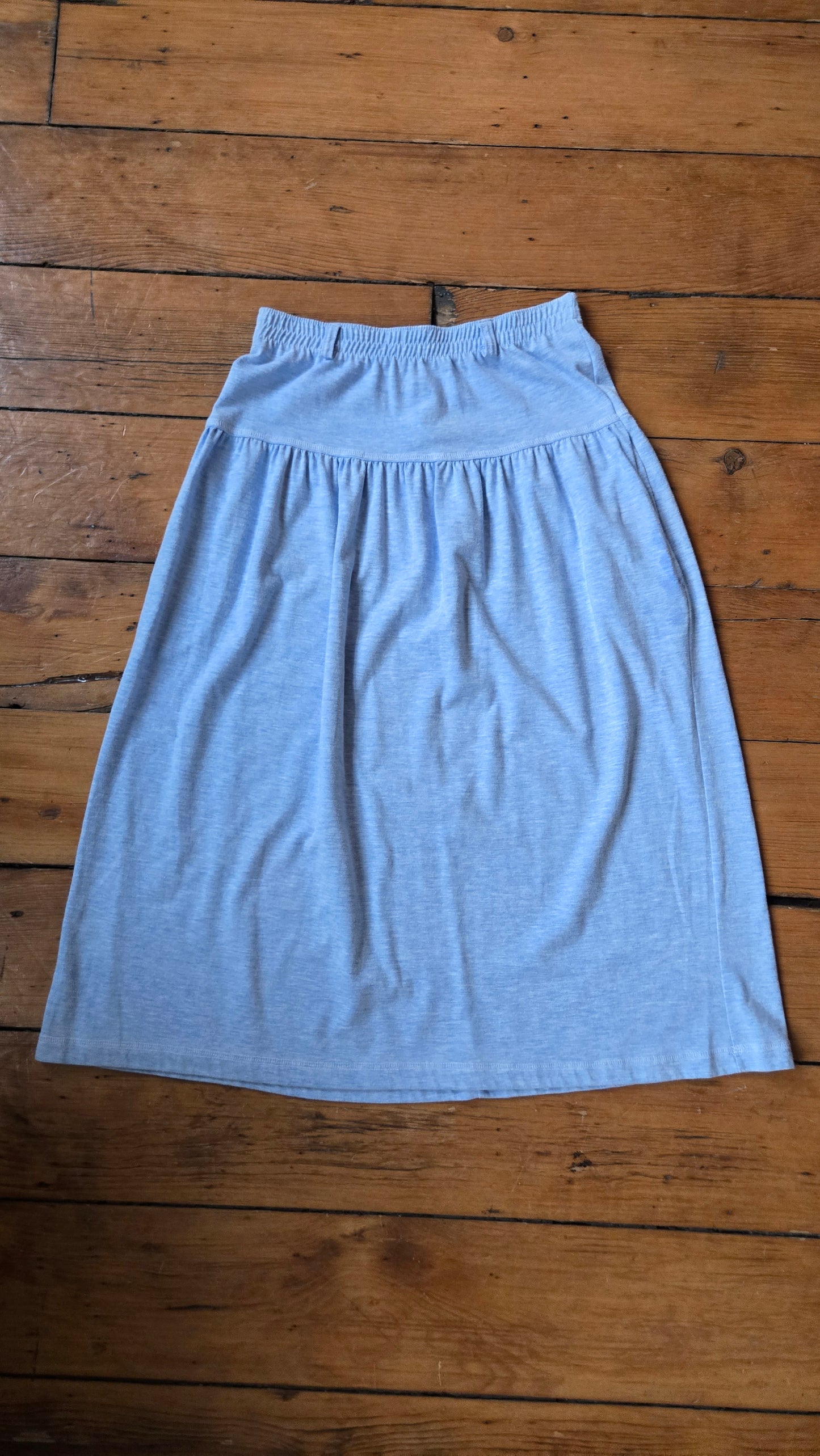 Chic drop waist knit skirt