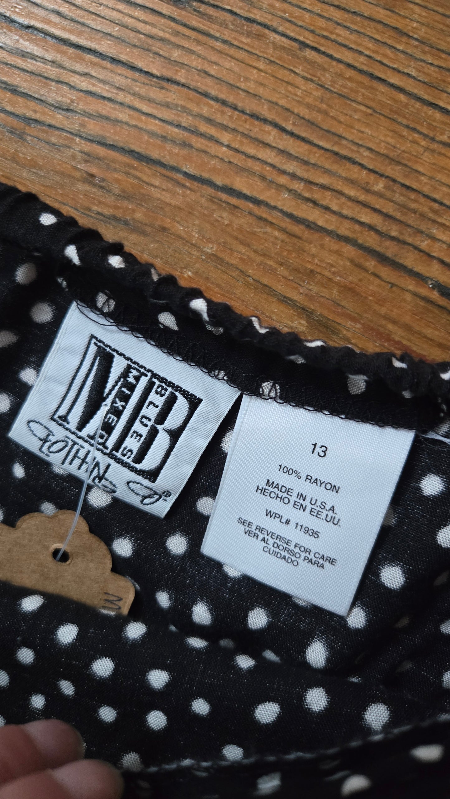 MB polka dot mini wrap skirt
