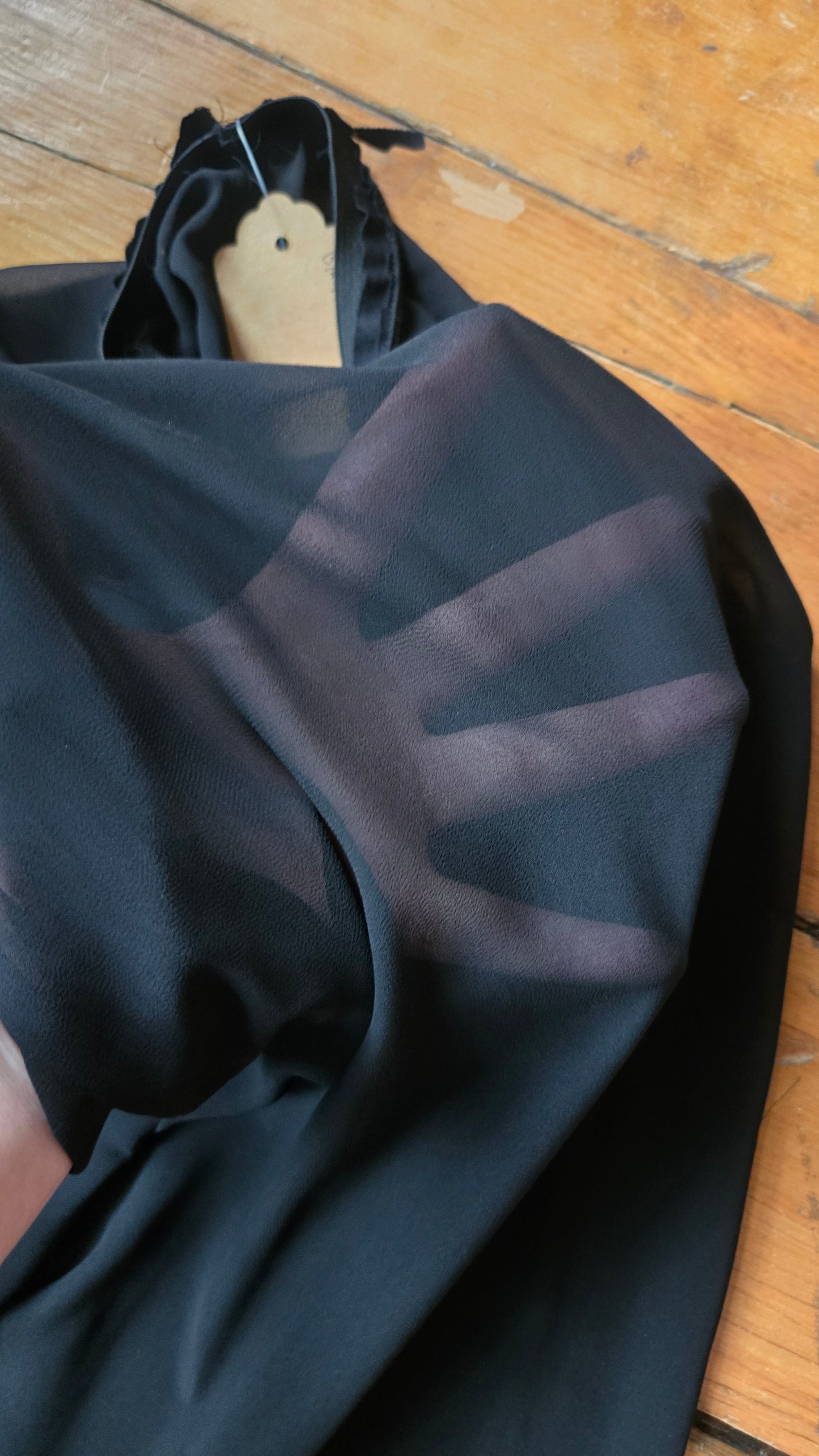 Black sheer pants