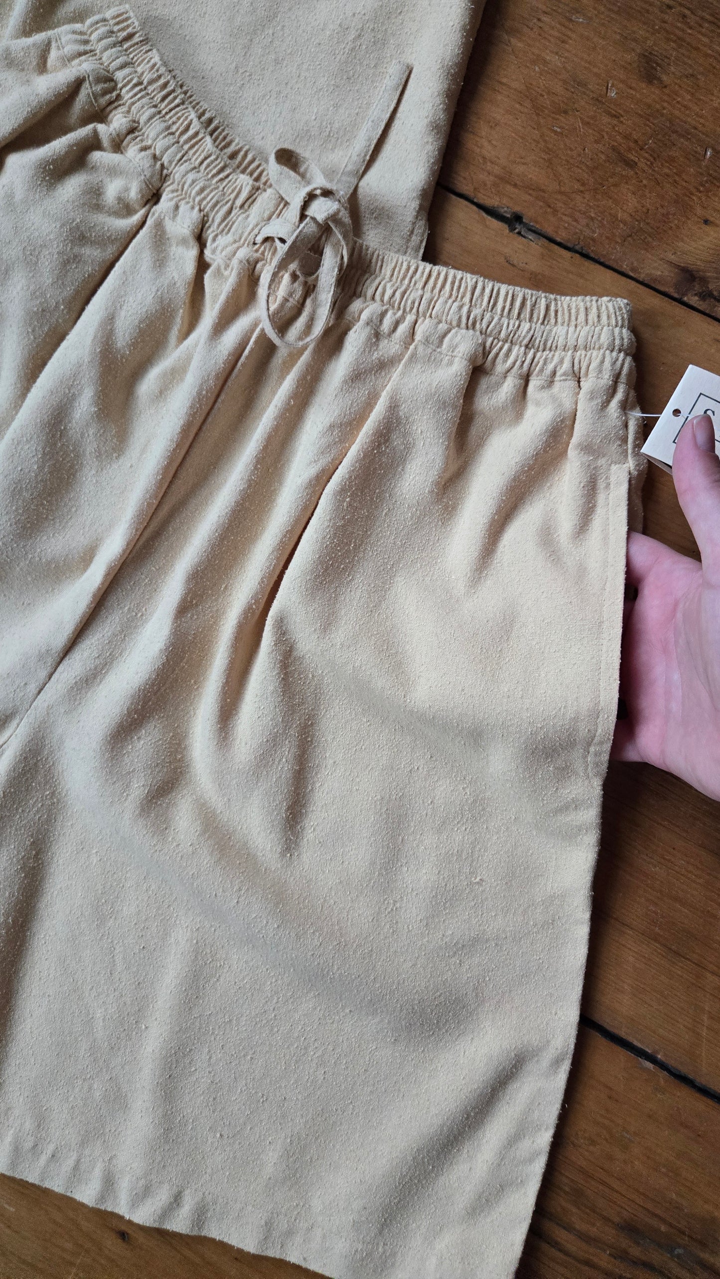 Selene buttery raw silk short set