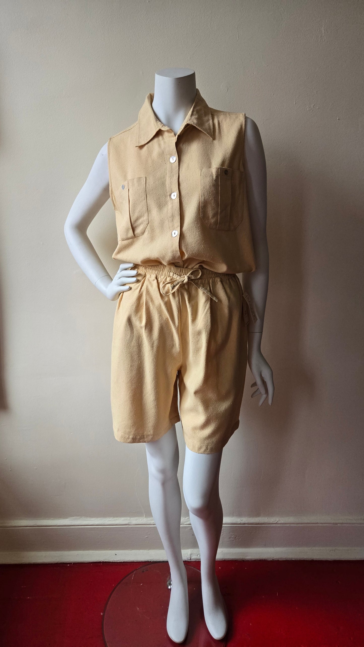 Selene buttery raw silk short set