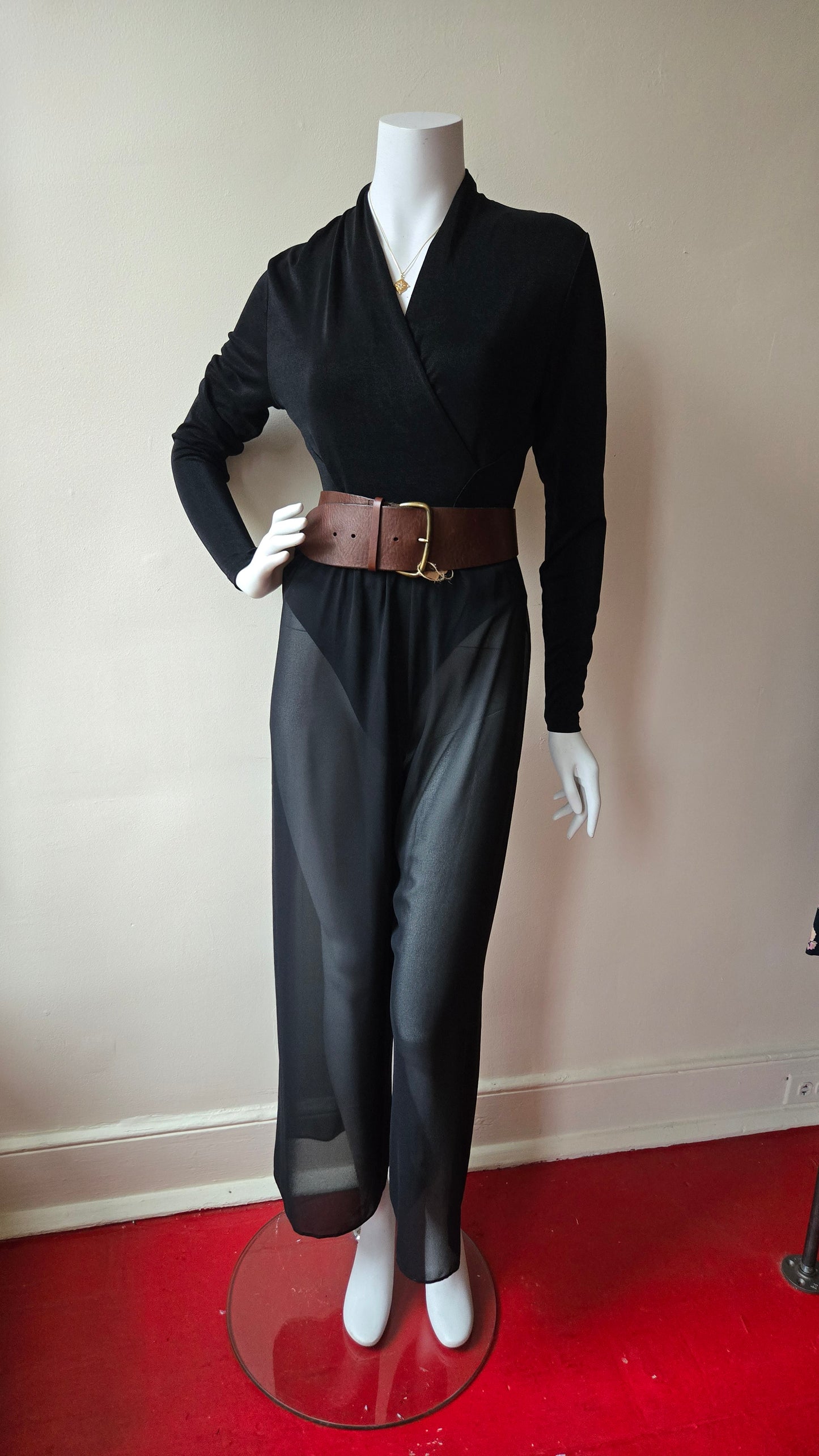 Jacqueline Ferrar black bodysuit