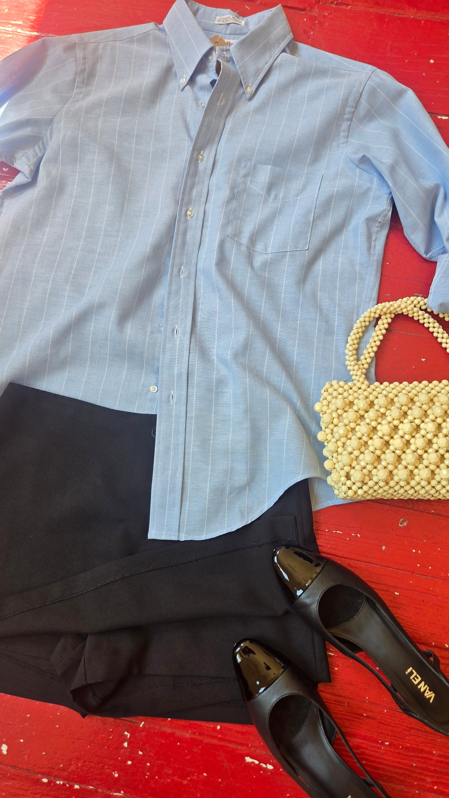 jos A Bank striped button down