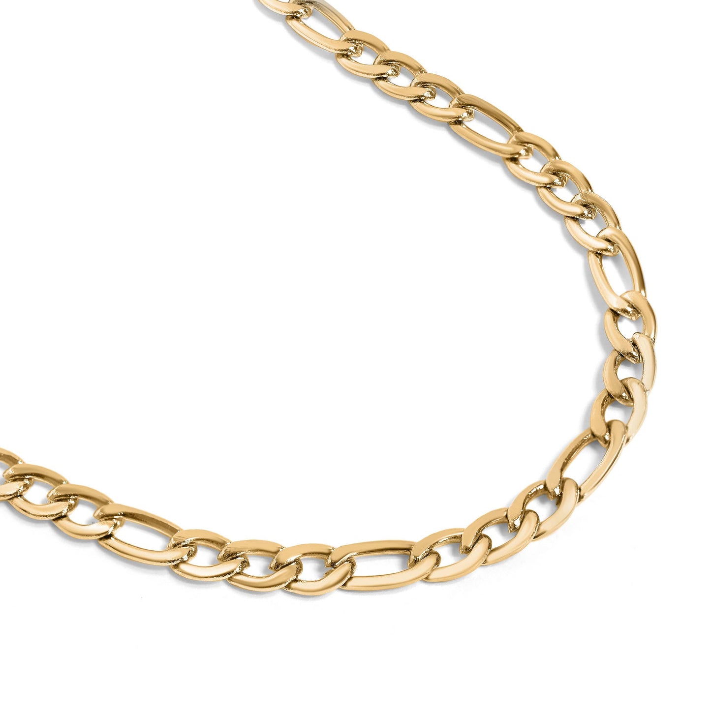 Gold Figaro Chain Necklace