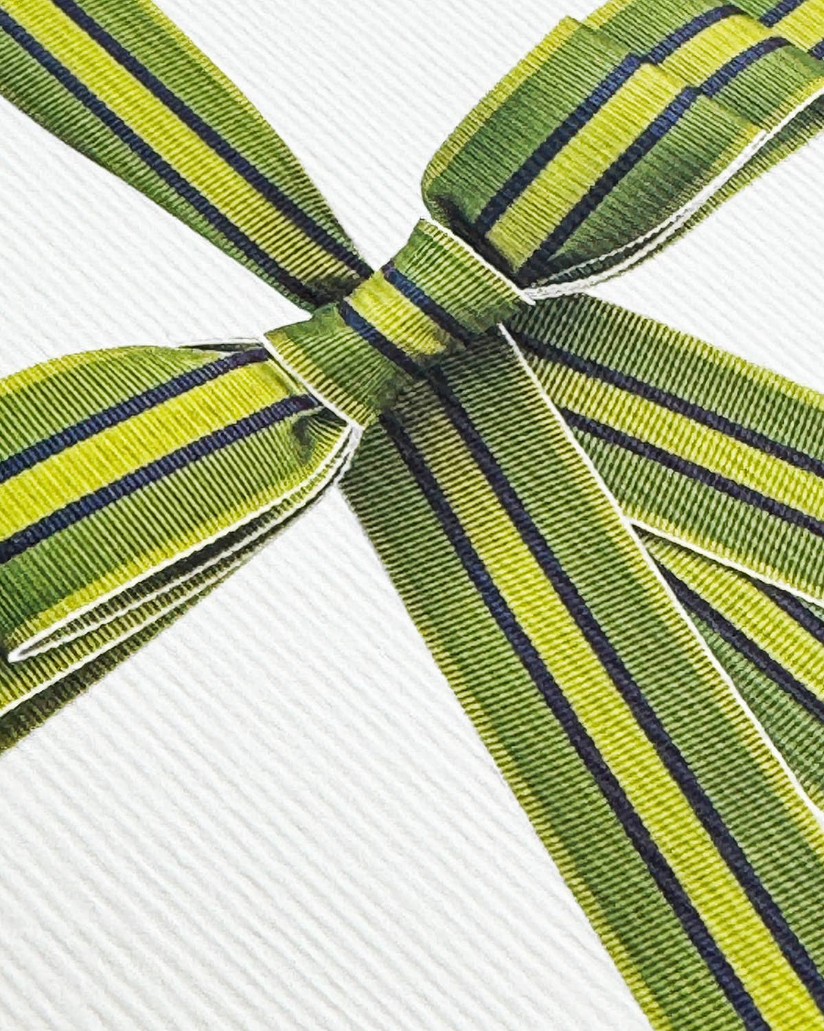 Green Bow Greeting Card | Birthday Card | Luxury Cards