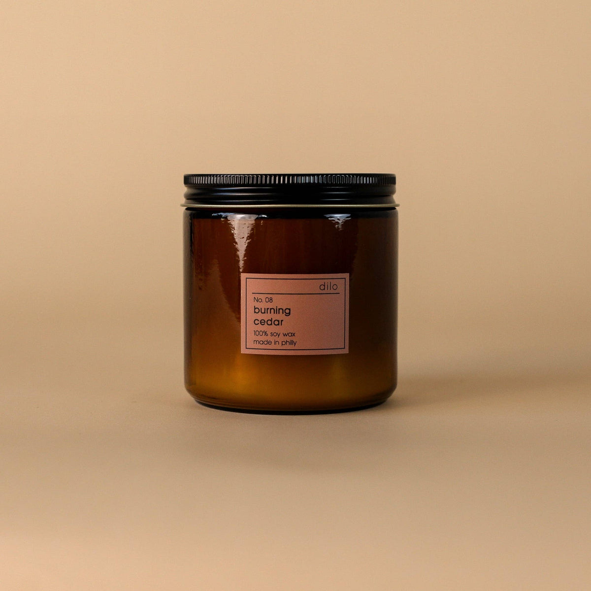 No. 08 - Burning Cedar Candle: 3.5oz