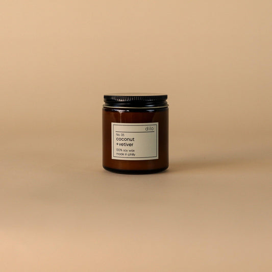 No. 05 - Coconut + Vetiver Candle: 3.5oz