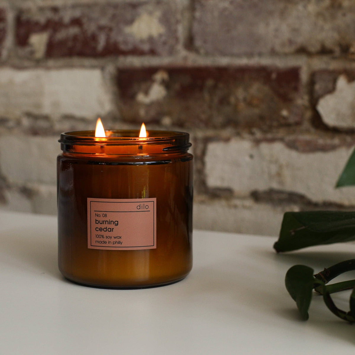 No. 08 - Burning Cedar Candle: 3.5oz