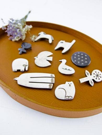 AXCIS BROOCH BIRD