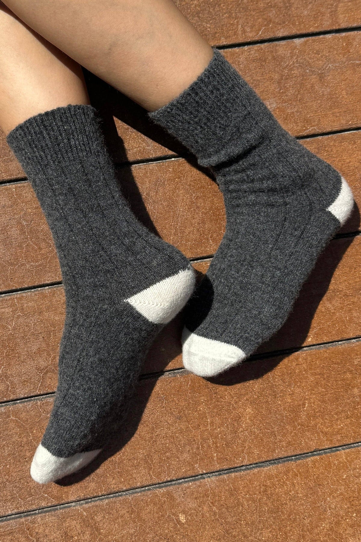 Classic Cashmere Socks: Poppy Red