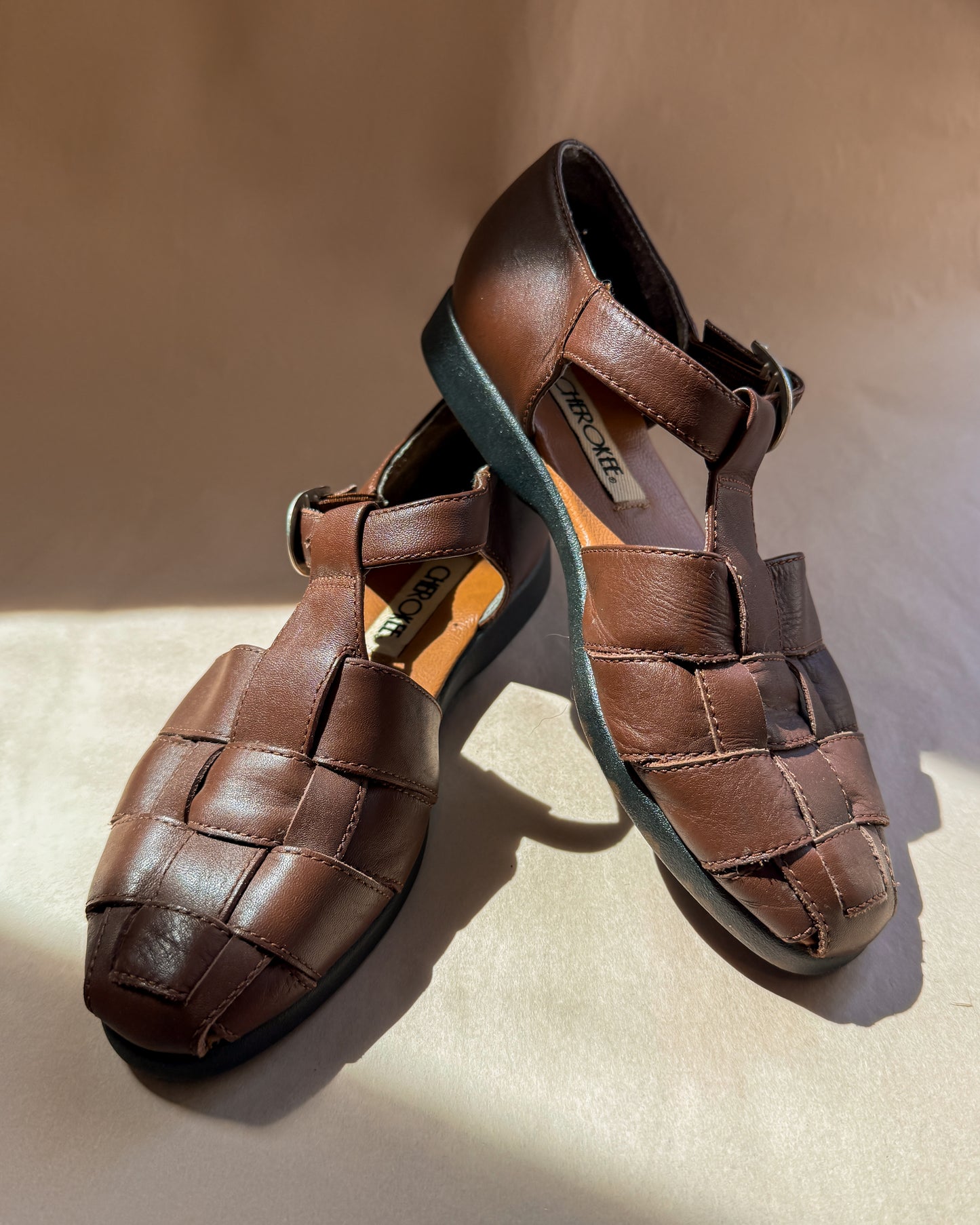 Cherokee leather fisherman sandals