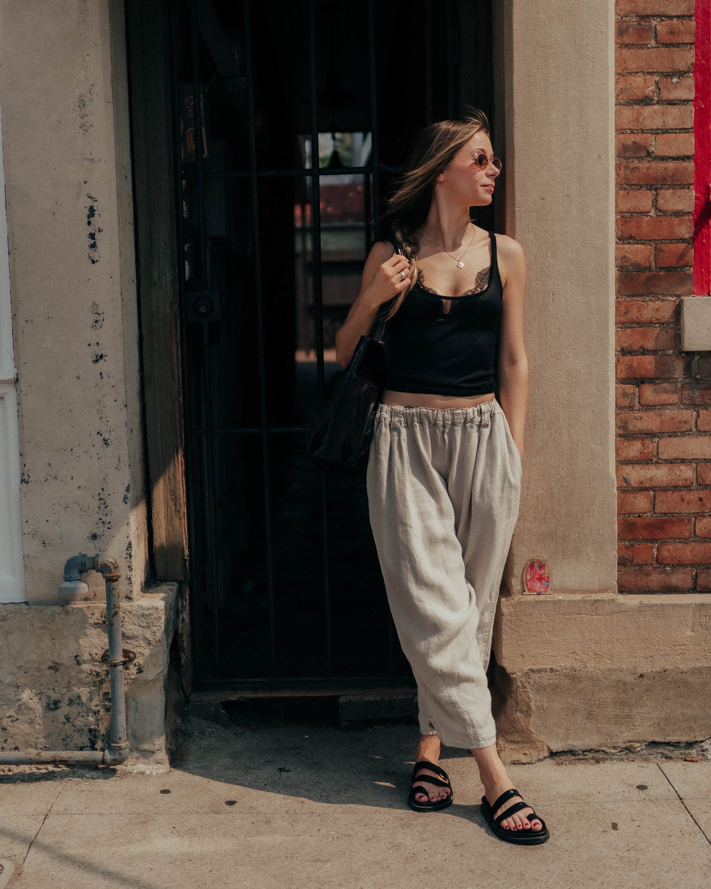 Basco Nest 'Mao' linen pants