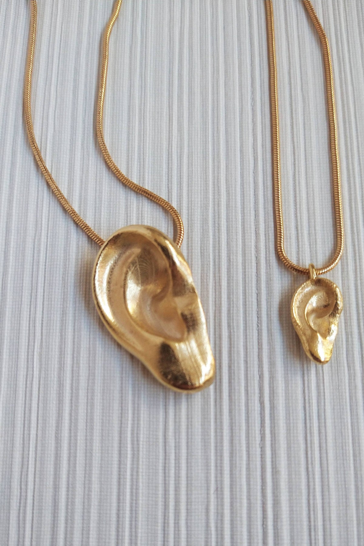 Sculptural necklace, Rene necklace, surreal jewelry: Large
