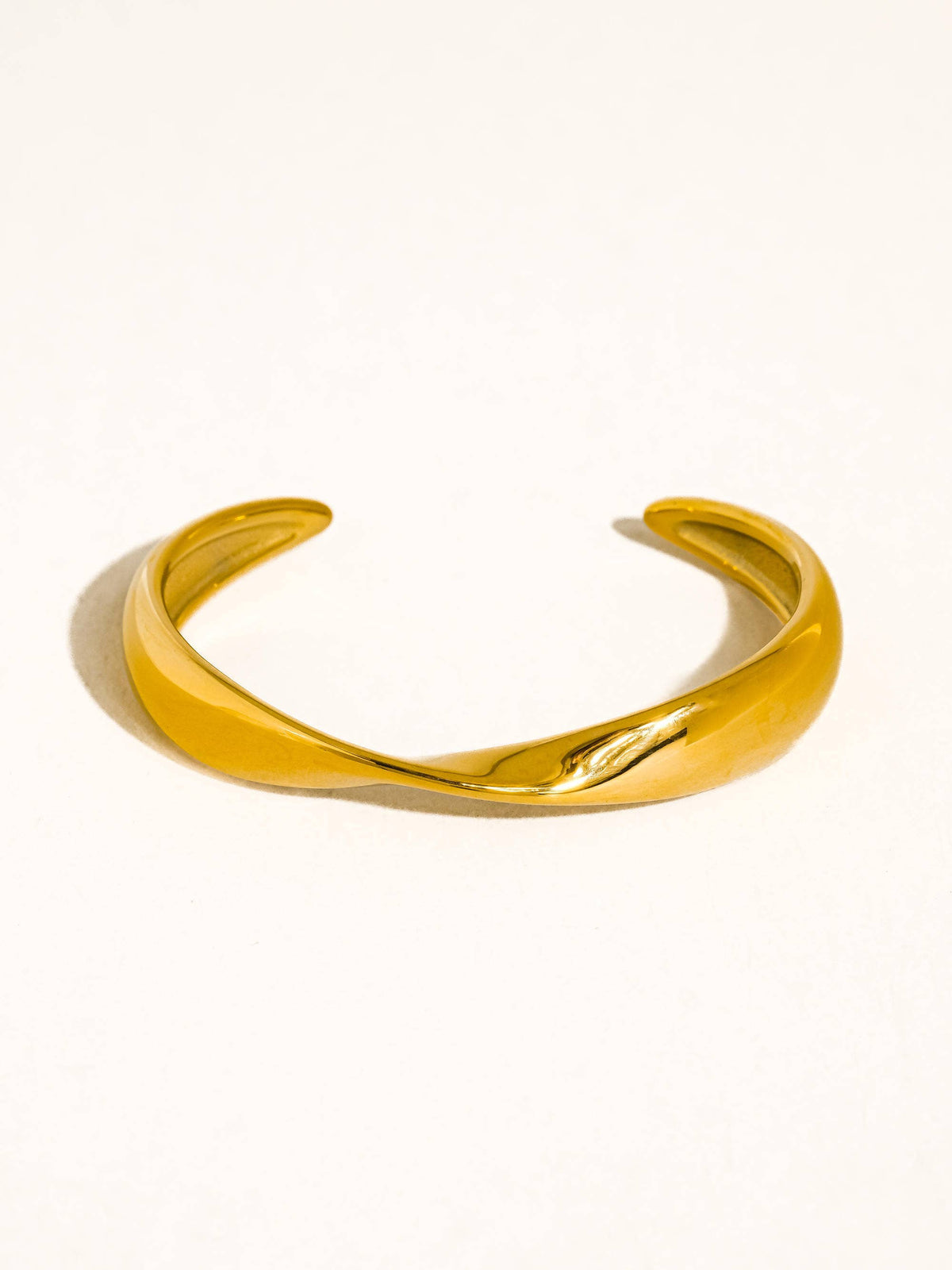 Fioren Sleek Twist Cuff Bracelet