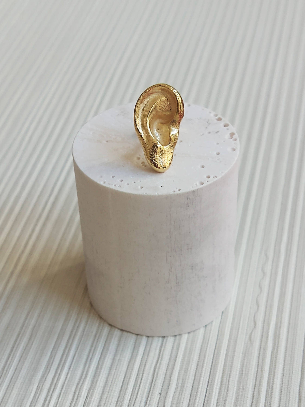 Sculptural earrings, Rene earrings, surreal jewelry: Large